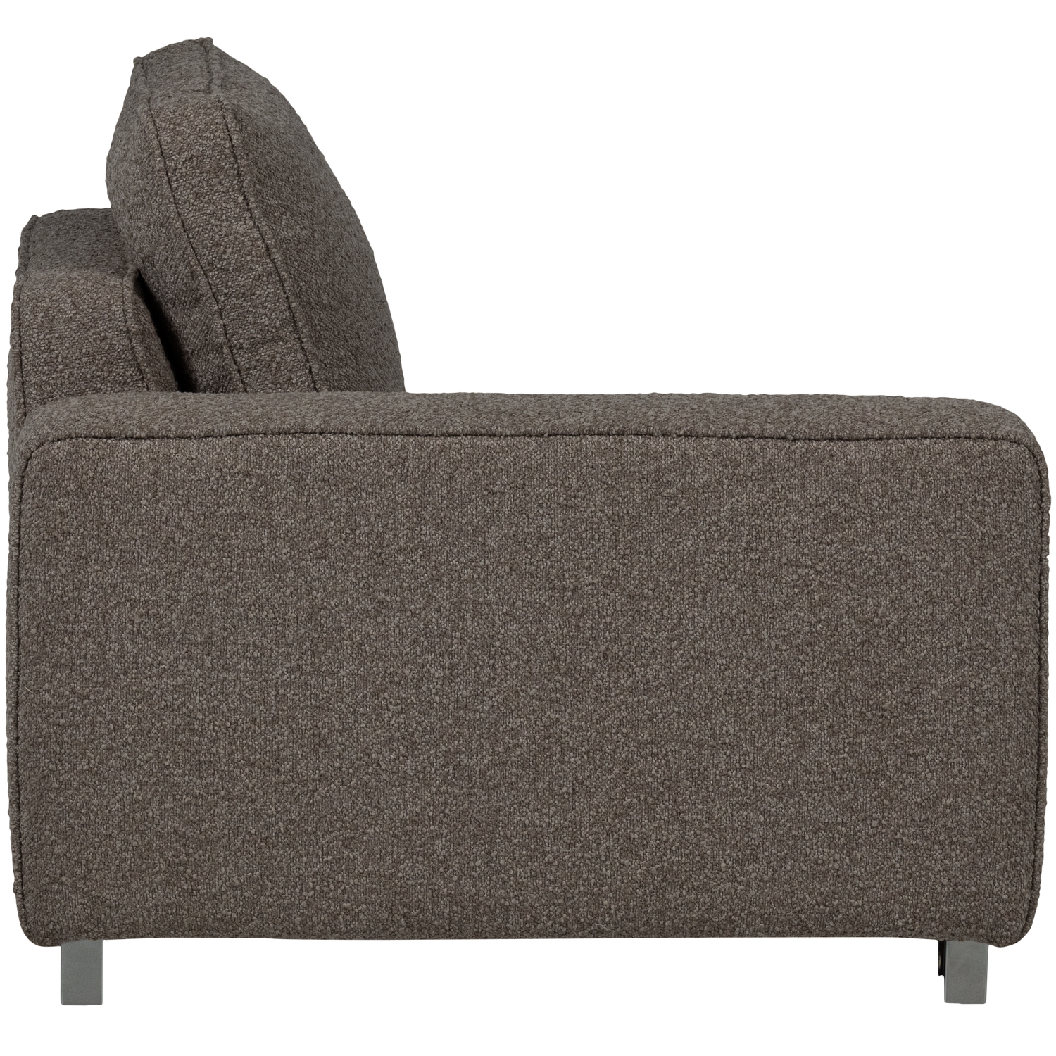 Sofa LAZY - modul koncový ľavostranný antracitový bouclé