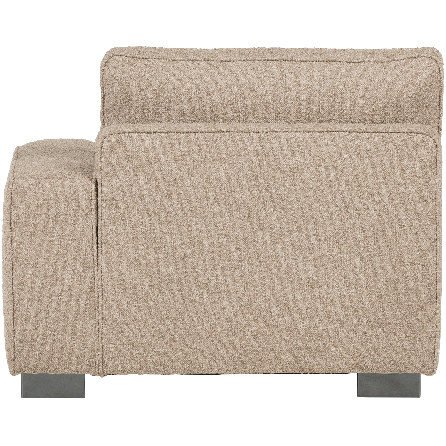 Sofa LAZY - pravý koncový modul pieskový bouclé