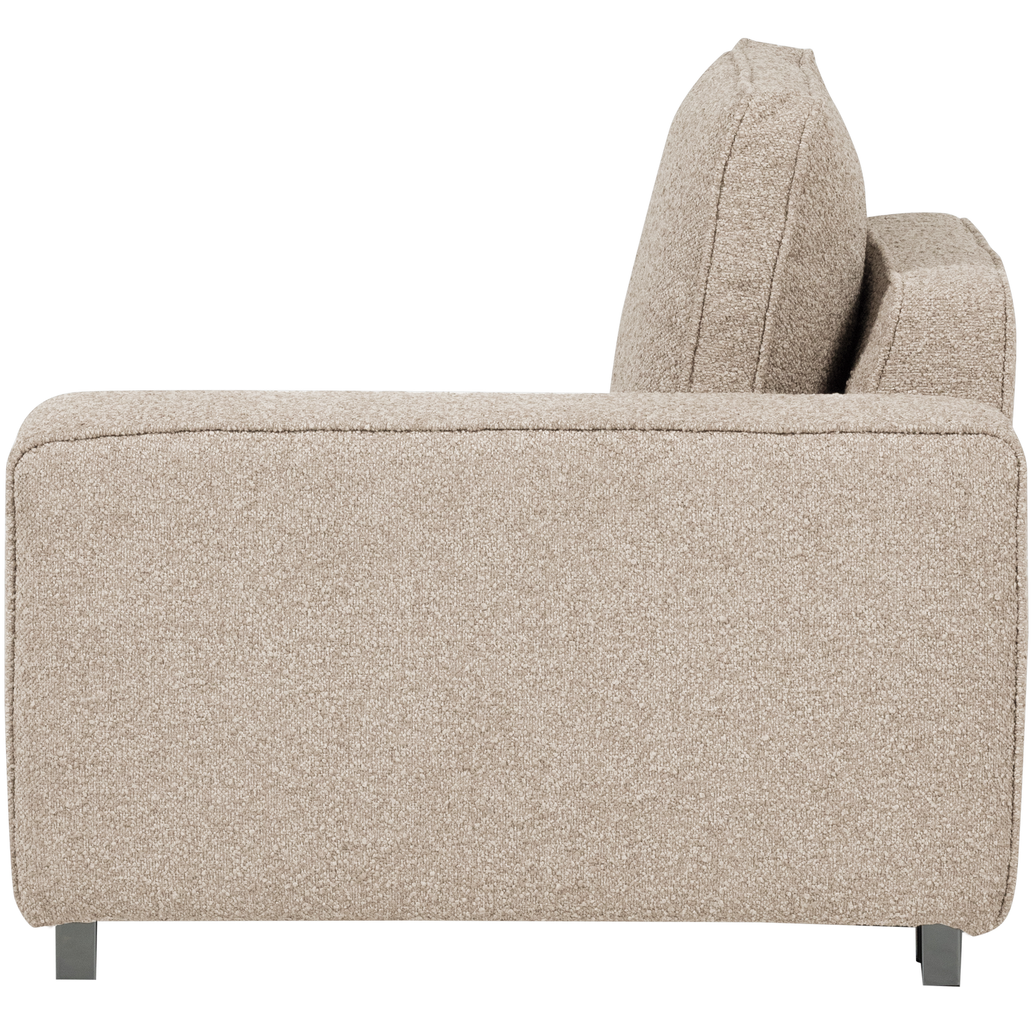Sofa LAZY - pravý koncový modul pieskový bouclé