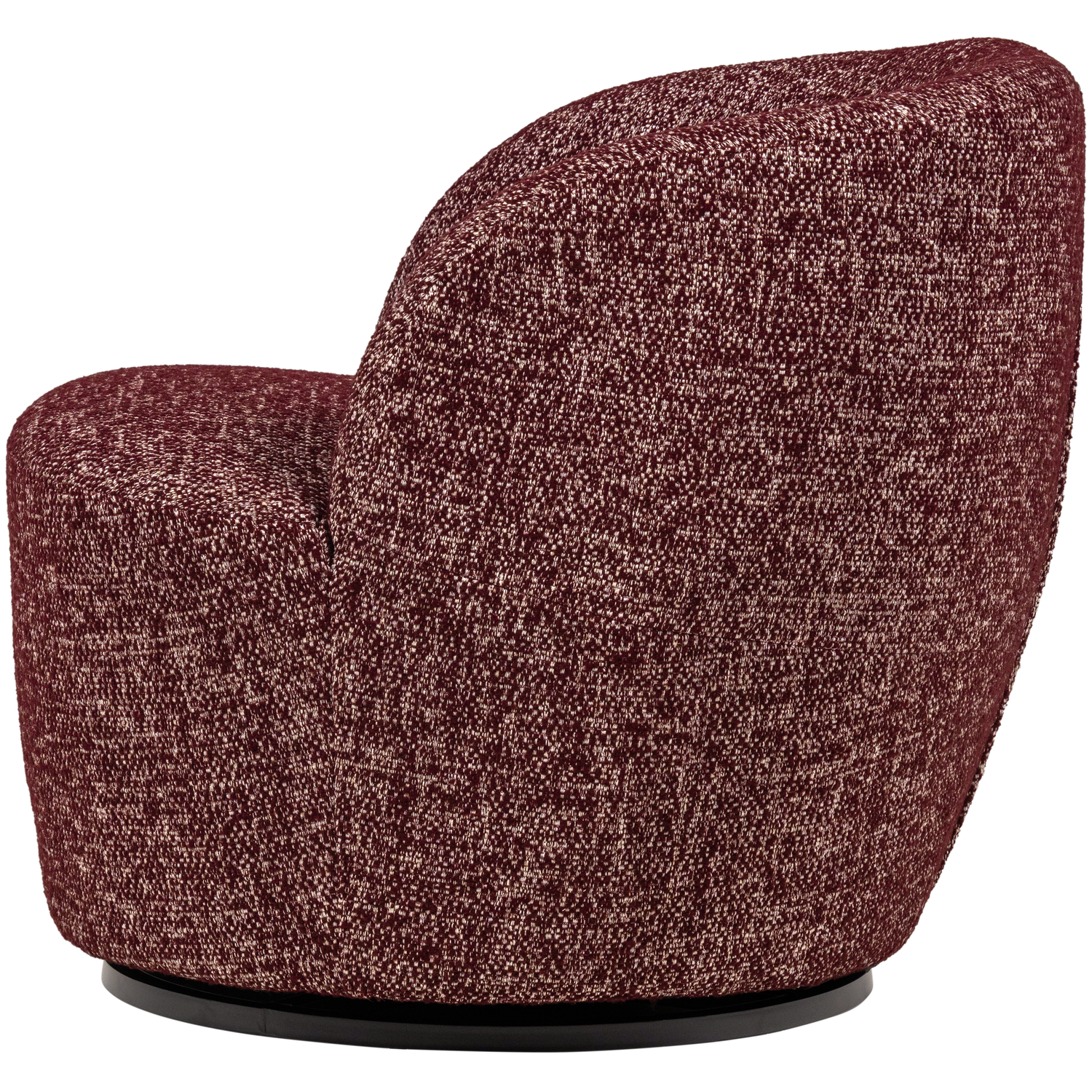 SERRA Burgundy Swivel Armchair