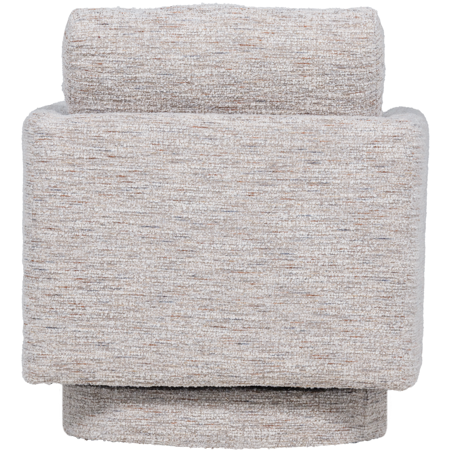 OSKA Beige Melange Swivel Armchair