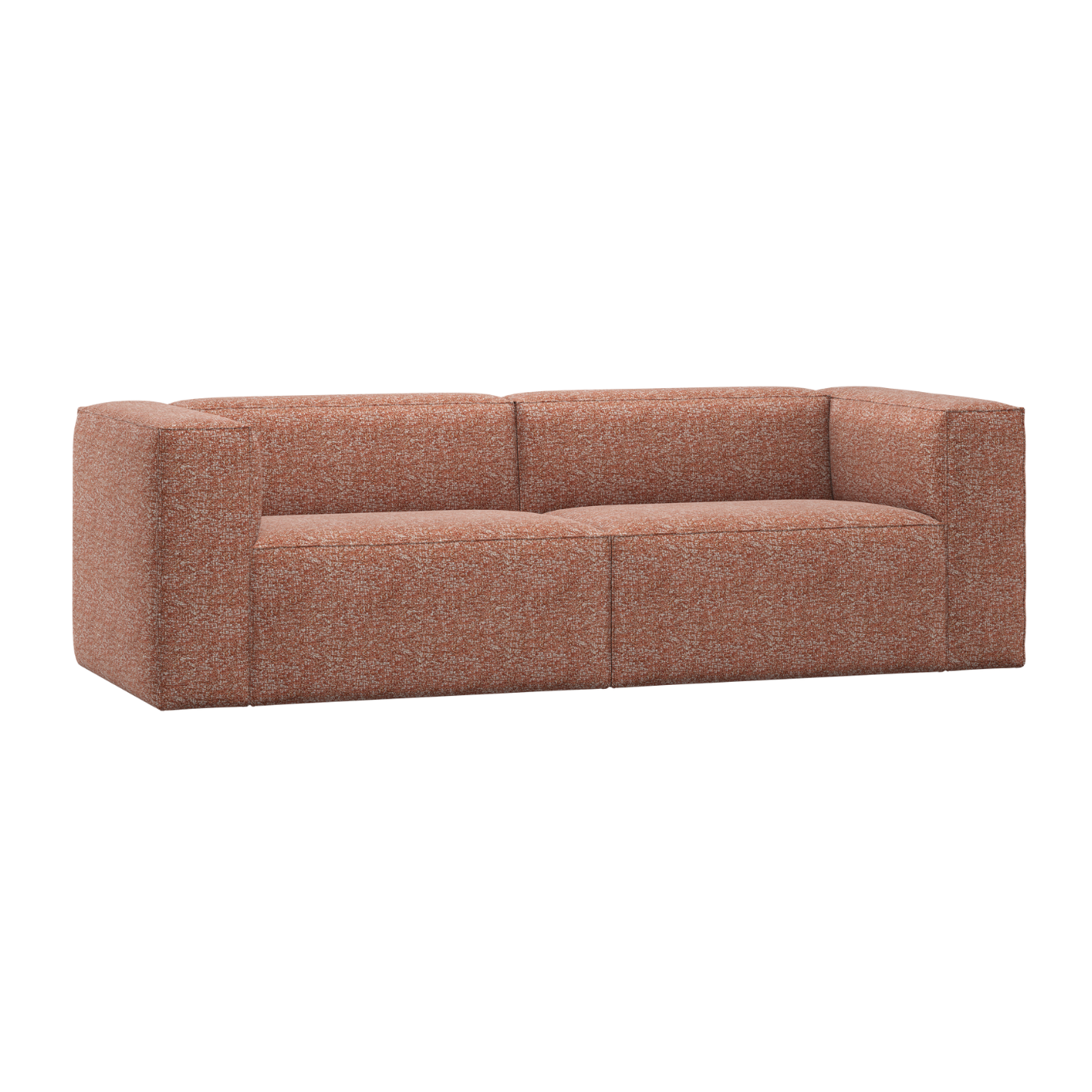 3.5-Seater Sofa BEAN Peach Melange