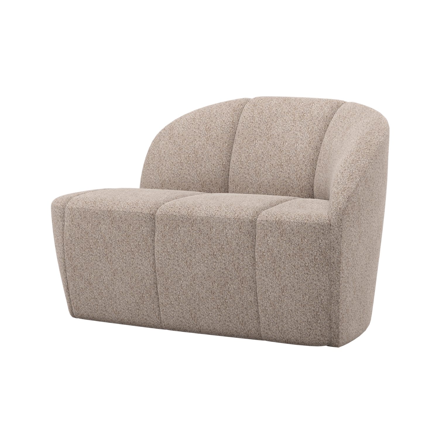 Sofa pravostranná 2-osobová MOJO pieskový baránok