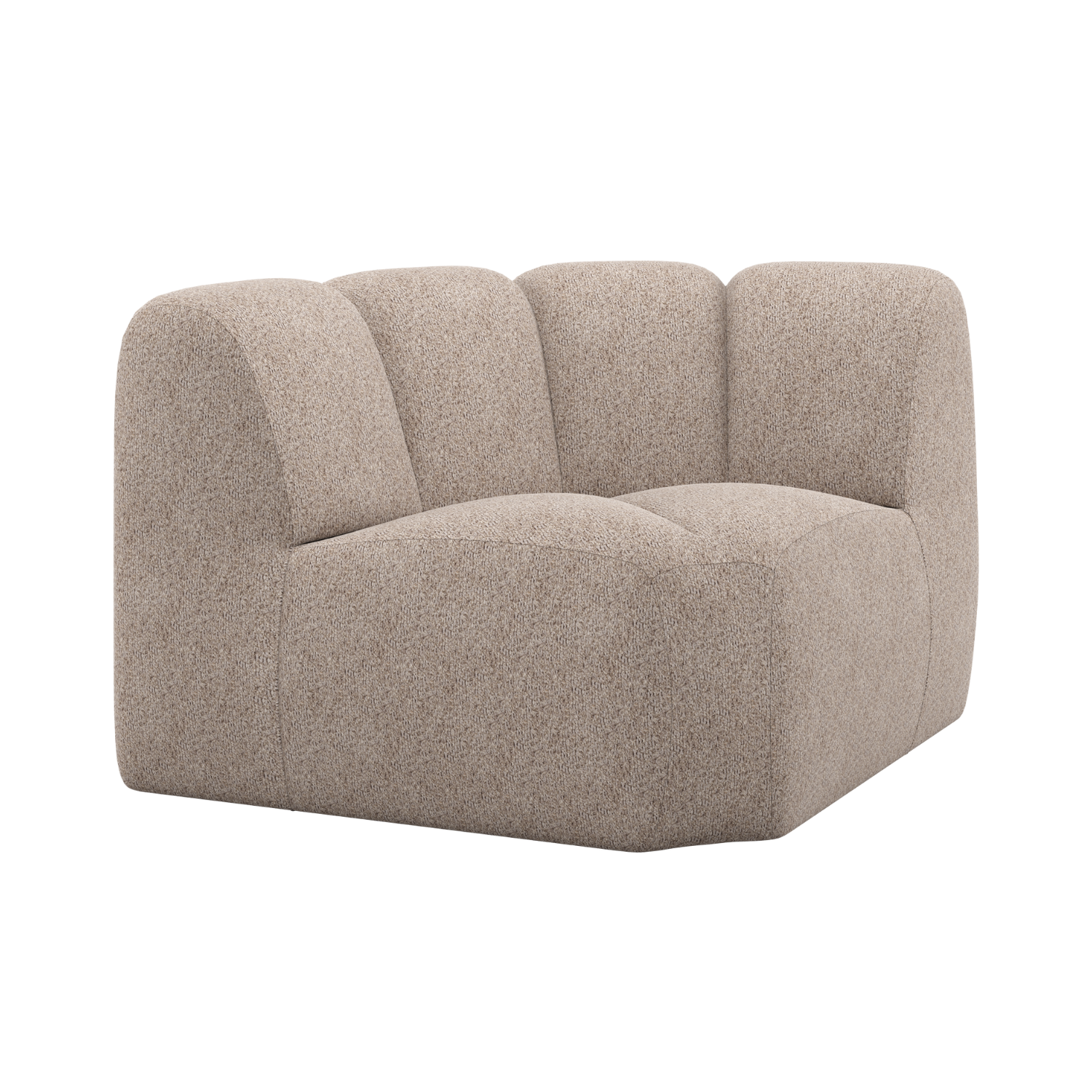MOJO Modular Sofa - Sand Sheep Corner Element