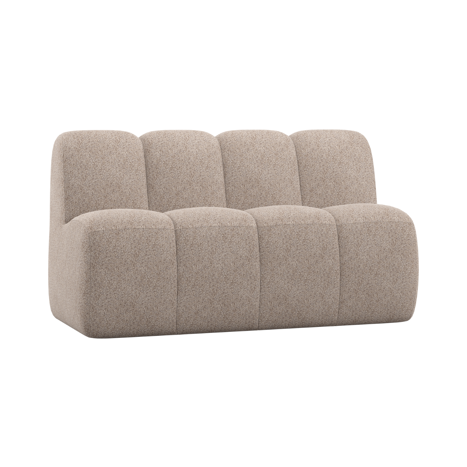 Modulárna pohovka MOJO BENCH - 3-miestny prvok pieskový baranček