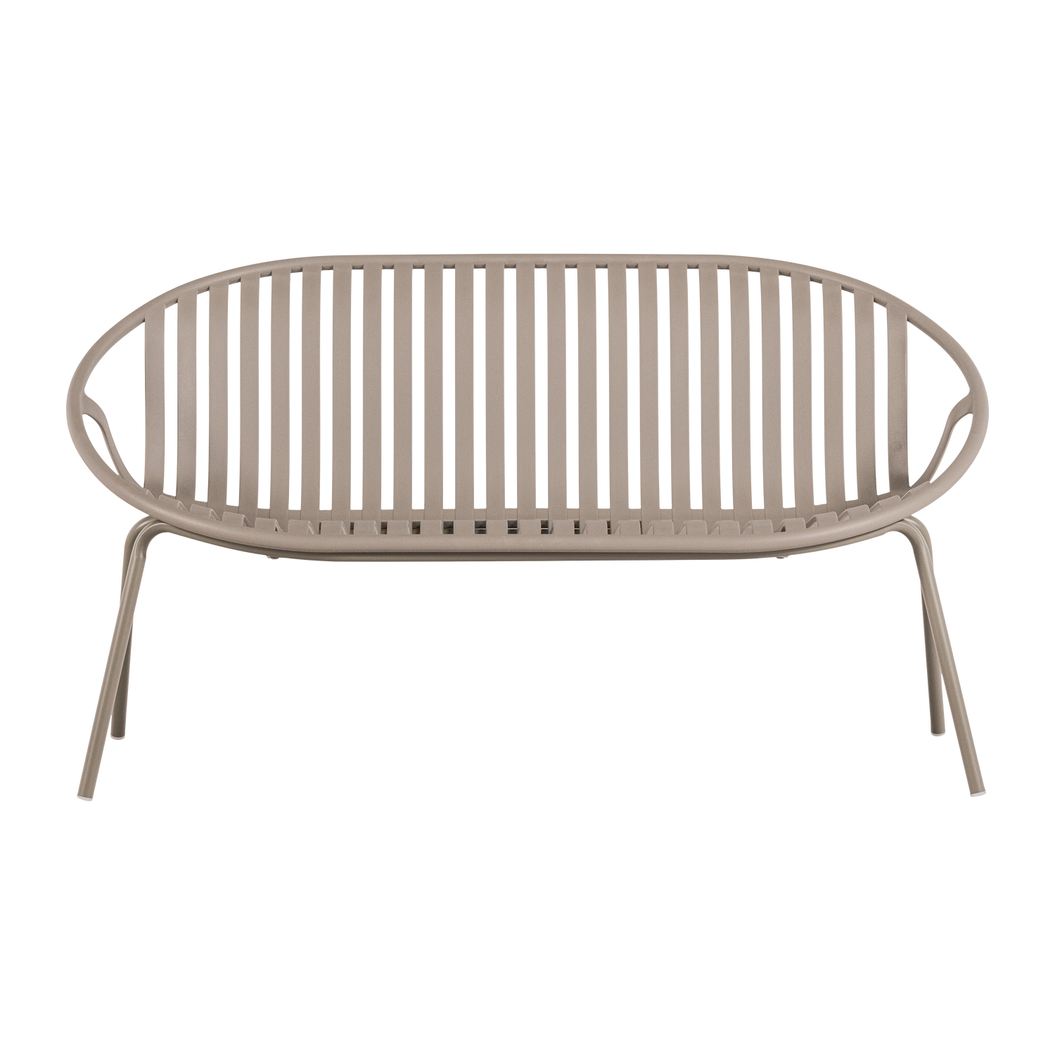 BRUCE Beige 2-Seater Garden Sofa