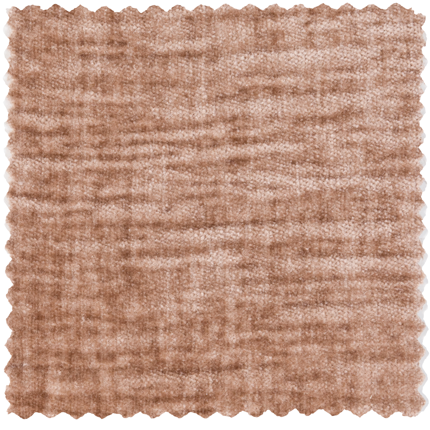 STATEMENT Peach Chenille Ottoman