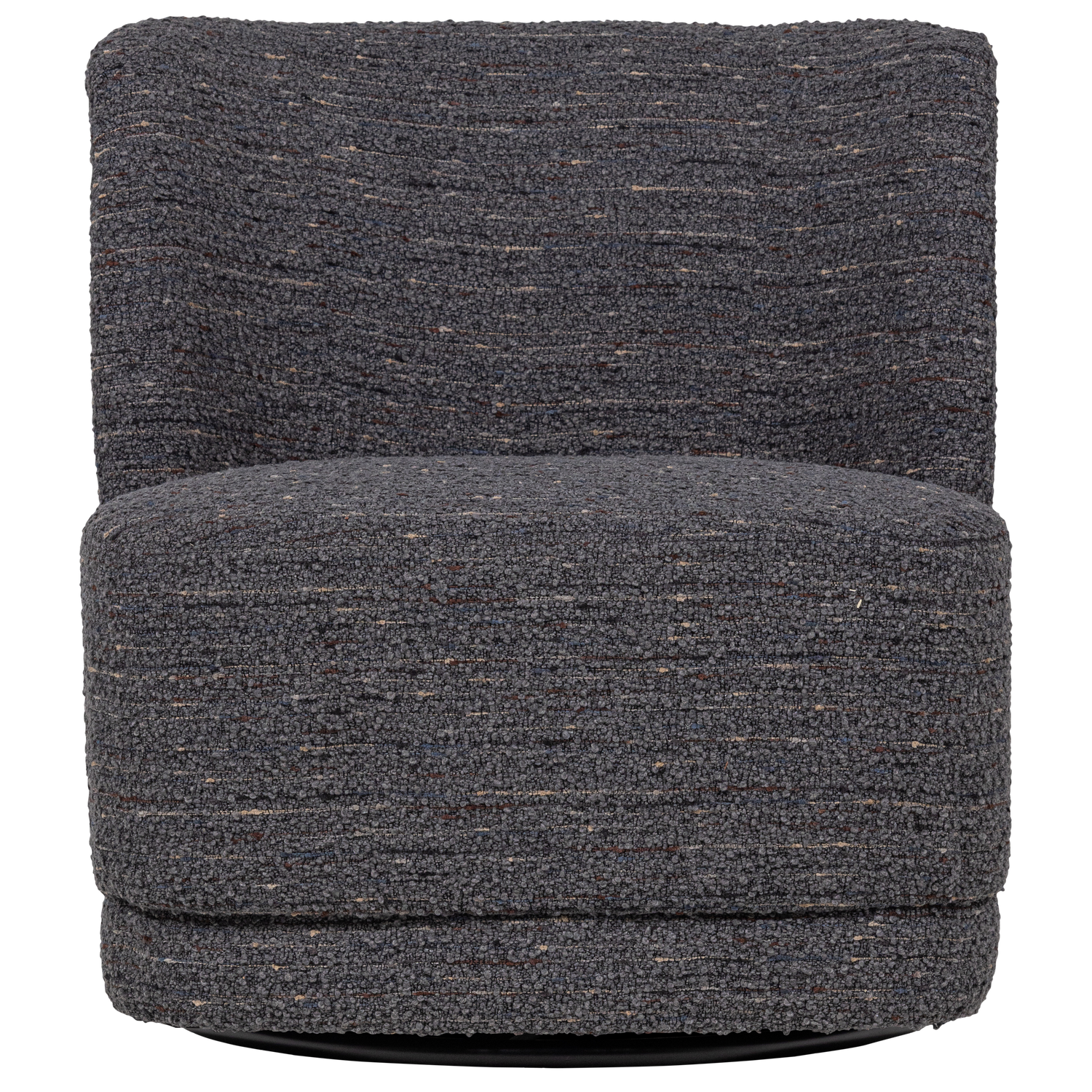 Swivel Armchair ATTY Dark Gray Mélange