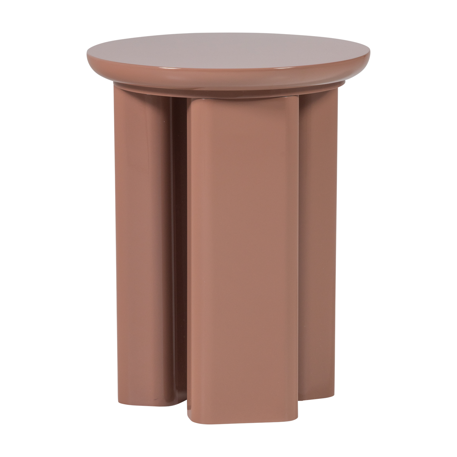 Bočný stolík ORICO špinavá ružová