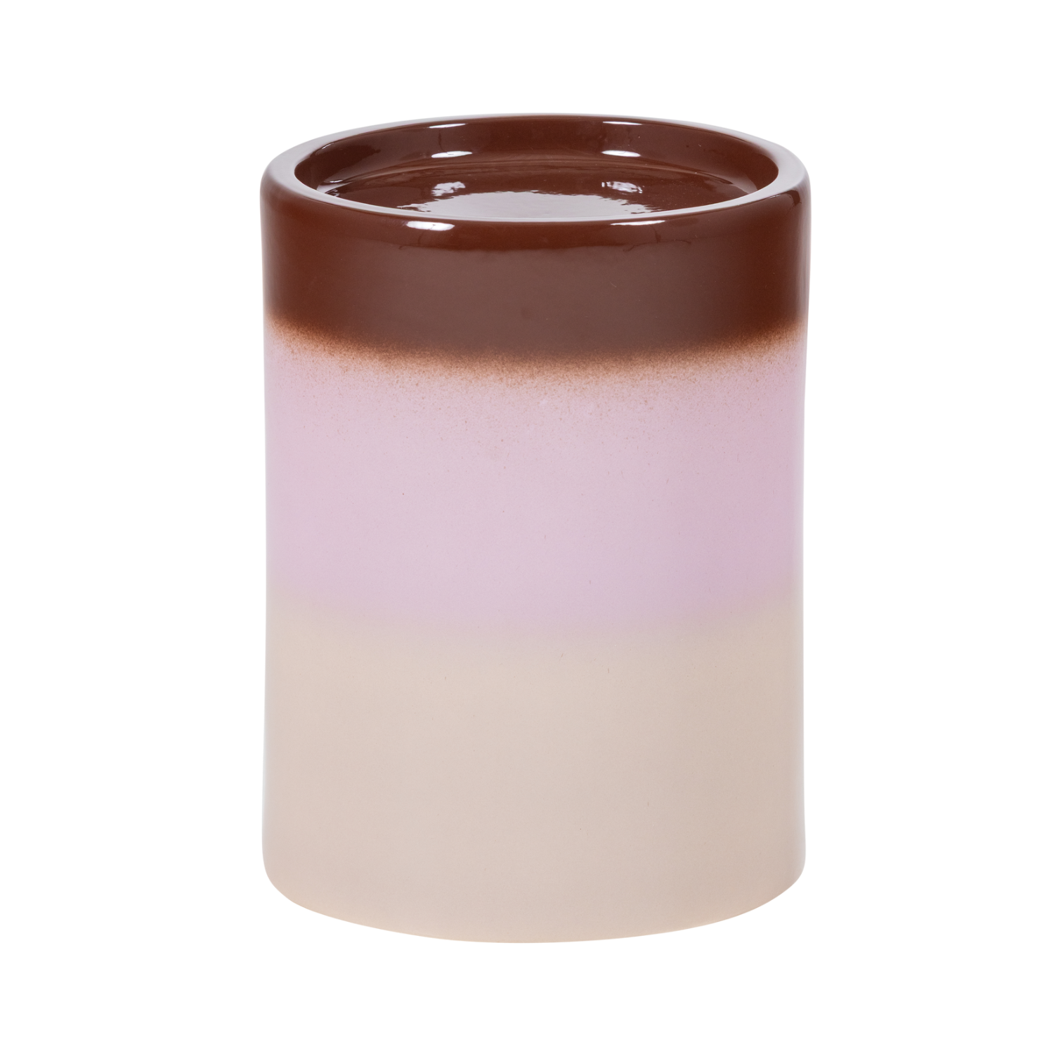 OLLO Pink Side Table with Brown