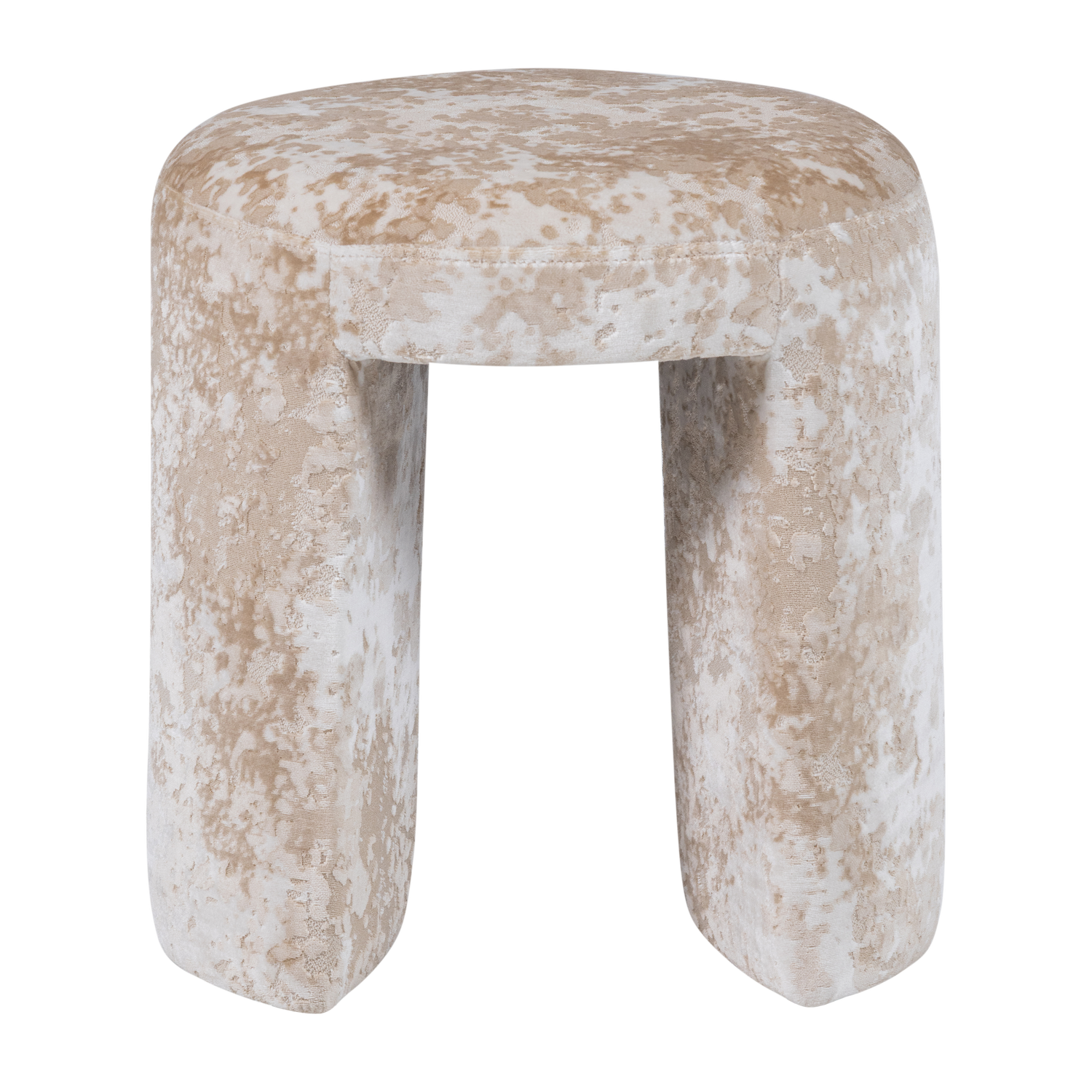 CHARLIE Stool Beige Pattern