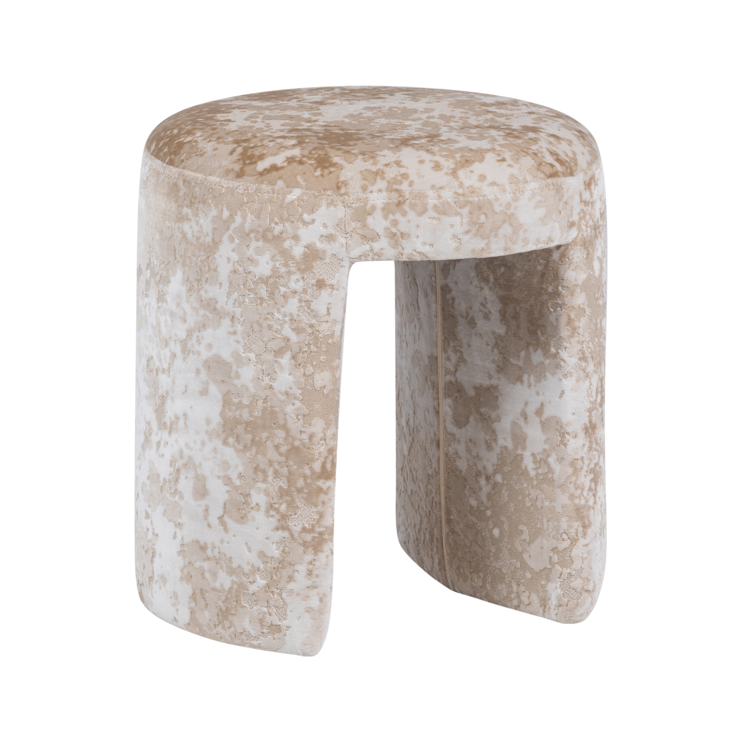 CHARLIE Stool Beige Pattern