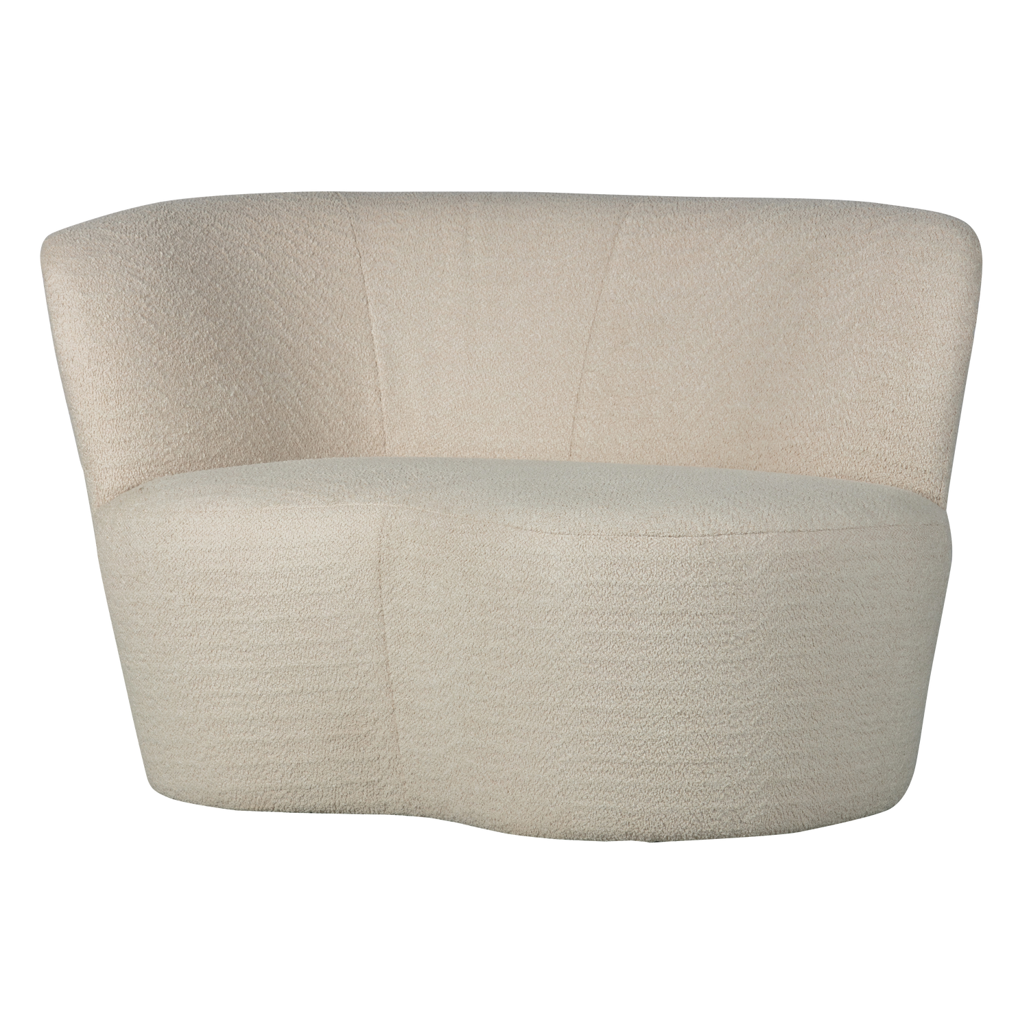 Sofa ľavostranná STONE krémový boucle