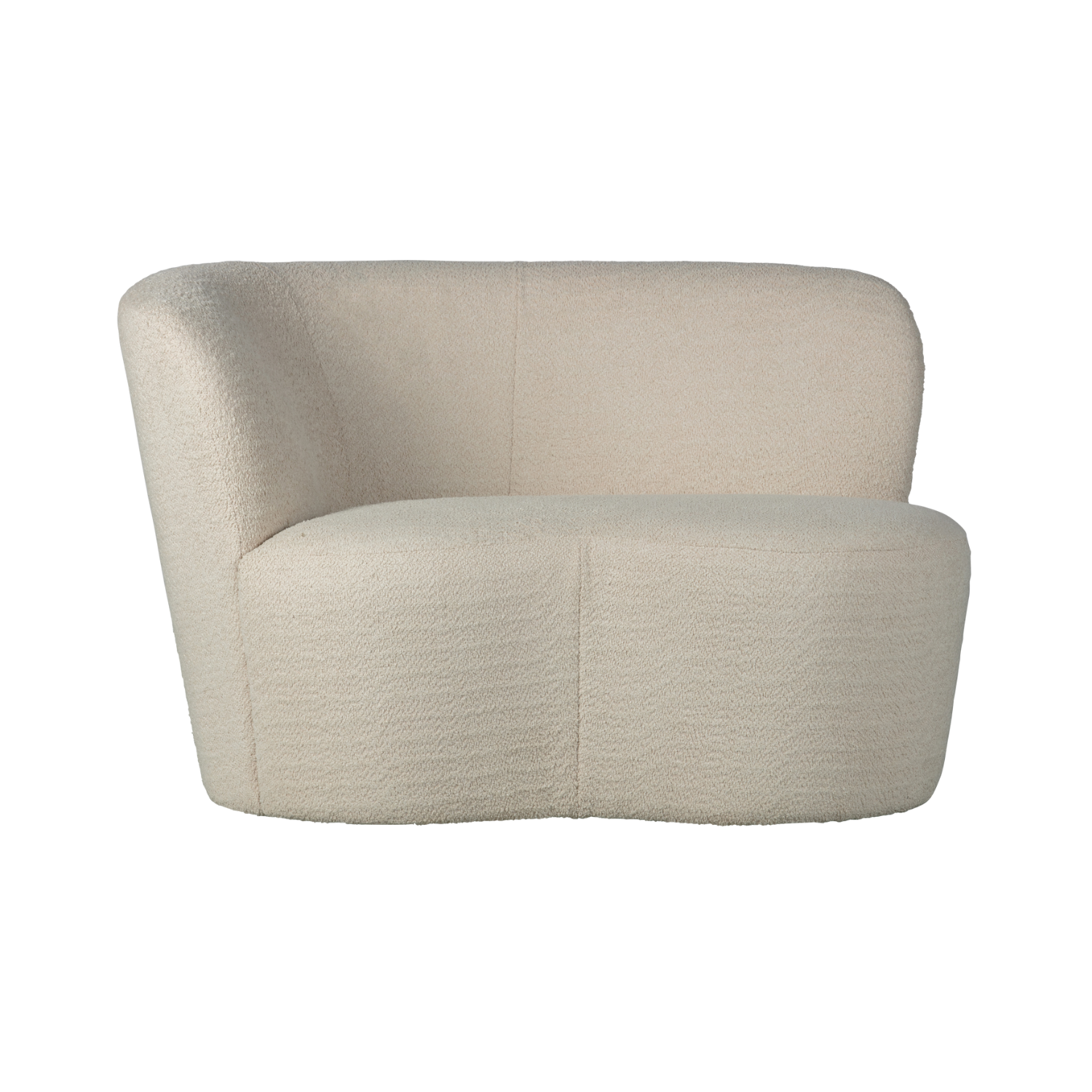Sofa ľavostranná STONE krémový boucle