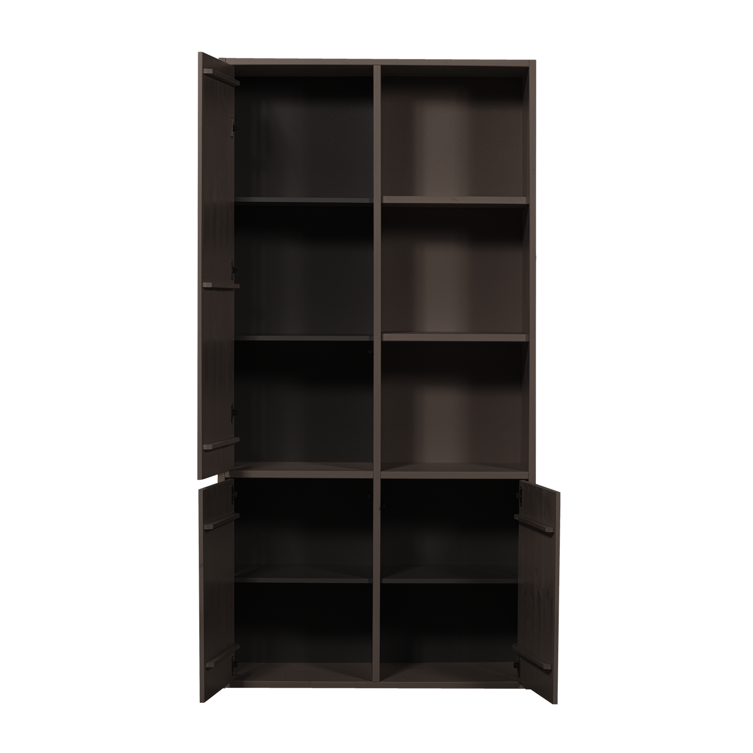 MEREL Brown Cabinet Shelf