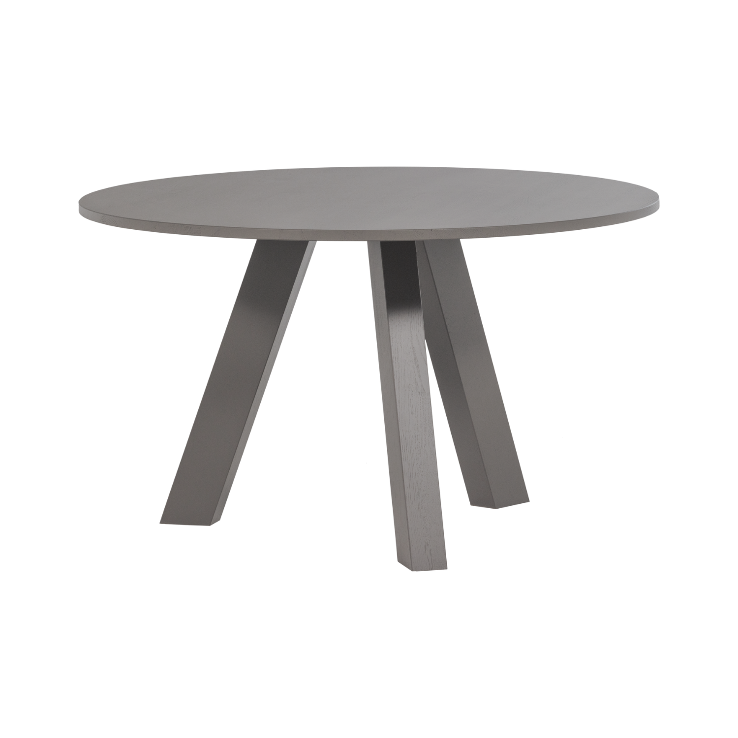 Round Table RHONDA TRIO Gray Oak Wood