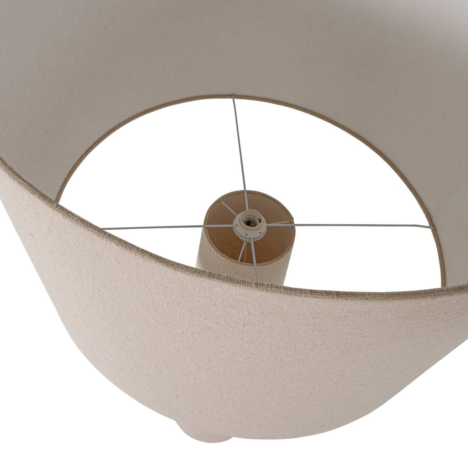 Podlahová lampa LOFT XXL béžový boucle