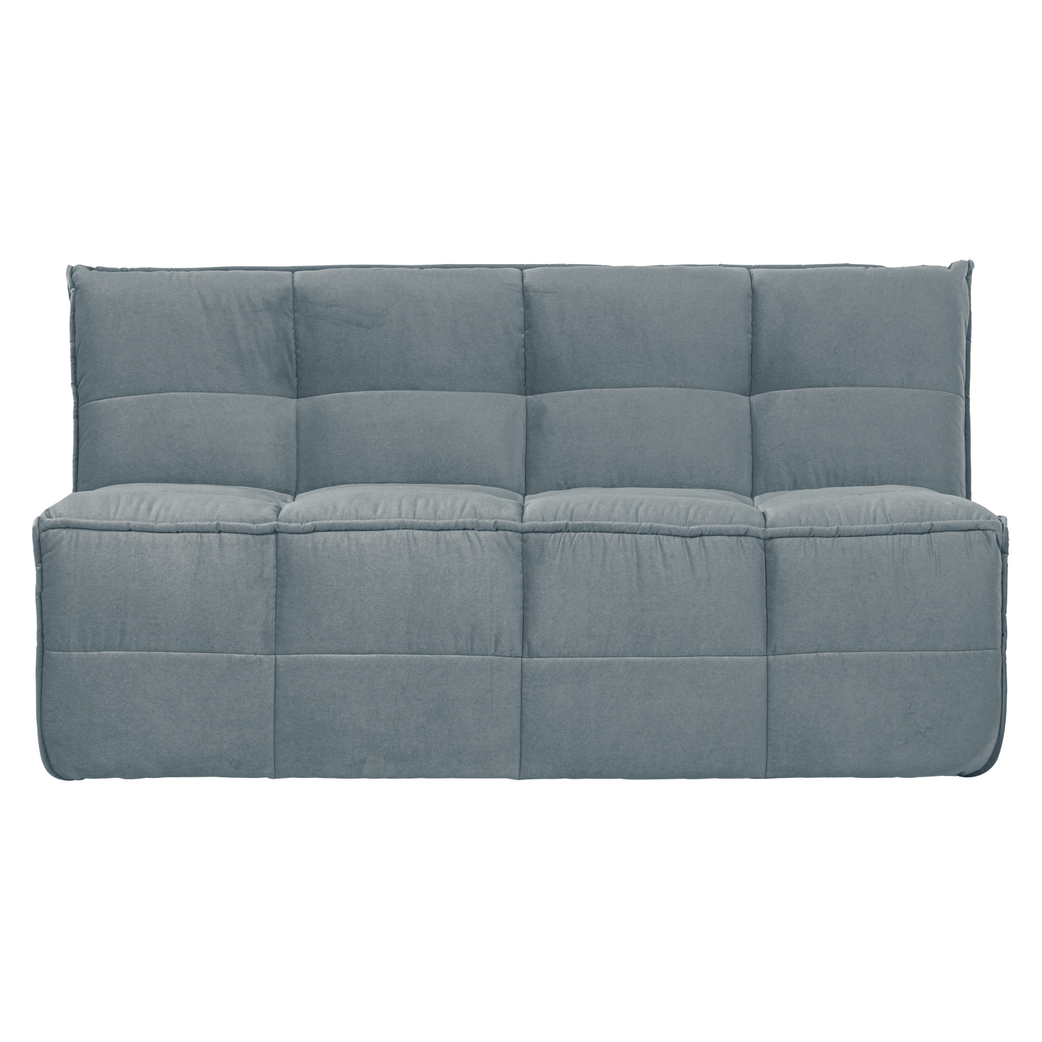 Sofa aksamitná CLUSTER BENCH - modul 3-osobový tyrkysový