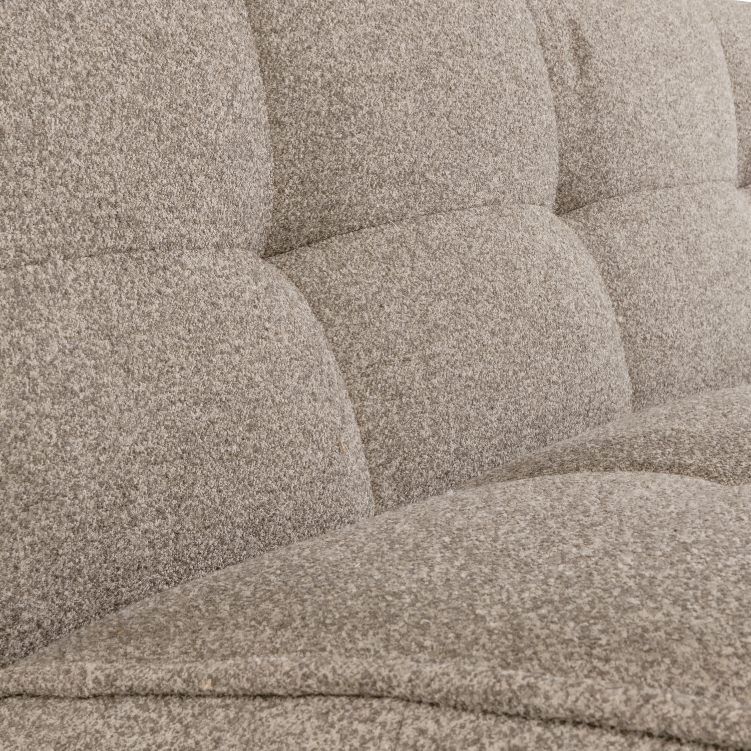 Sofa CLUSTER - 3-seater beige bouclé module