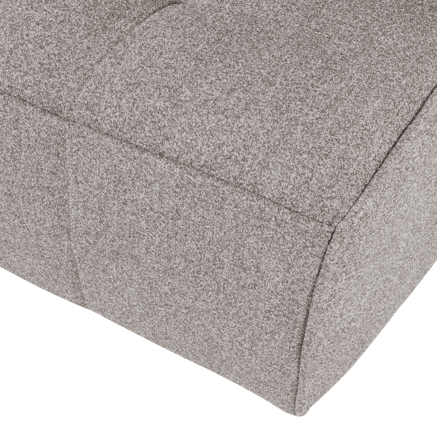 CLUSTER Sofa - 3-Seater Gray Bouclé