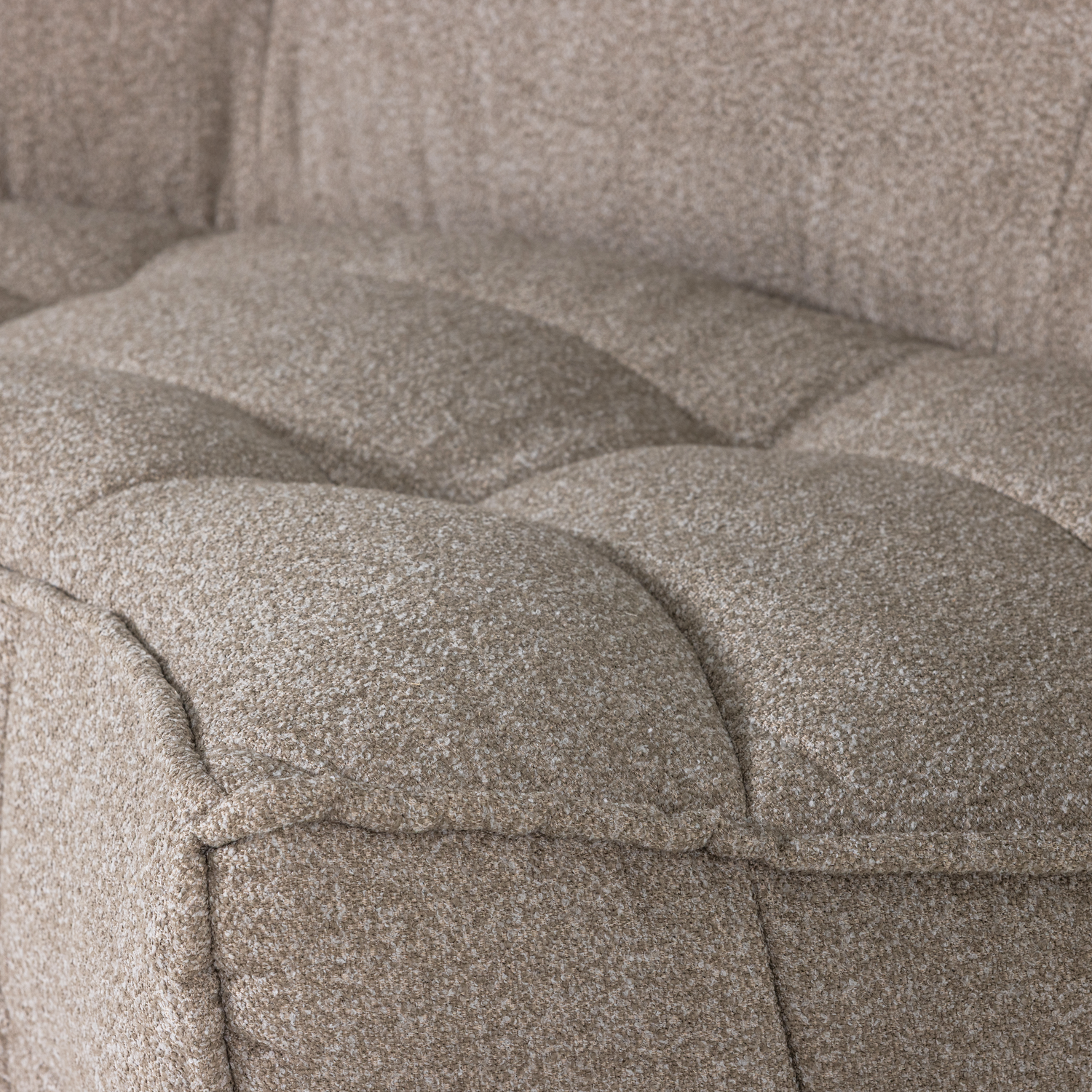Sofa CLUSTER - modulárny rohový béžový bouclé