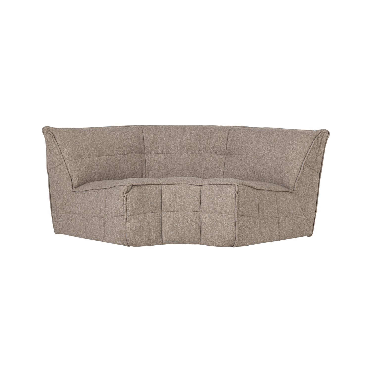 Sofa CLUSTER - modulárny rohový béžový bouclé