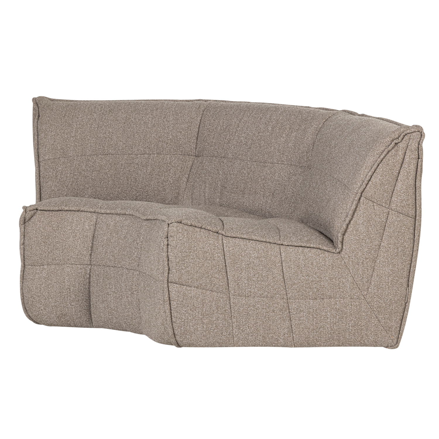Sofa CLUSTER - modulárny rohový béžový bouclé