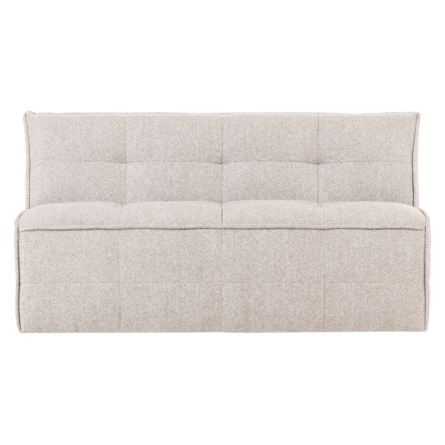 Sofa CLUSTER BENCH - modul 3-osobový pieskový bouclé