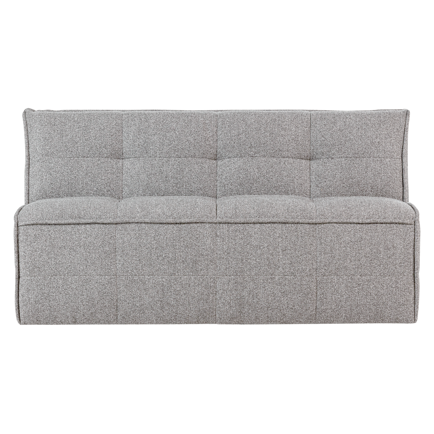 Sofa CLUSTER BENCH - modul 3-osobový šedý bouclé