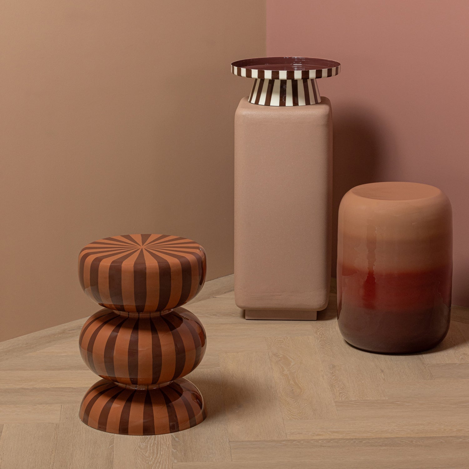 RAVO Brown Side Table