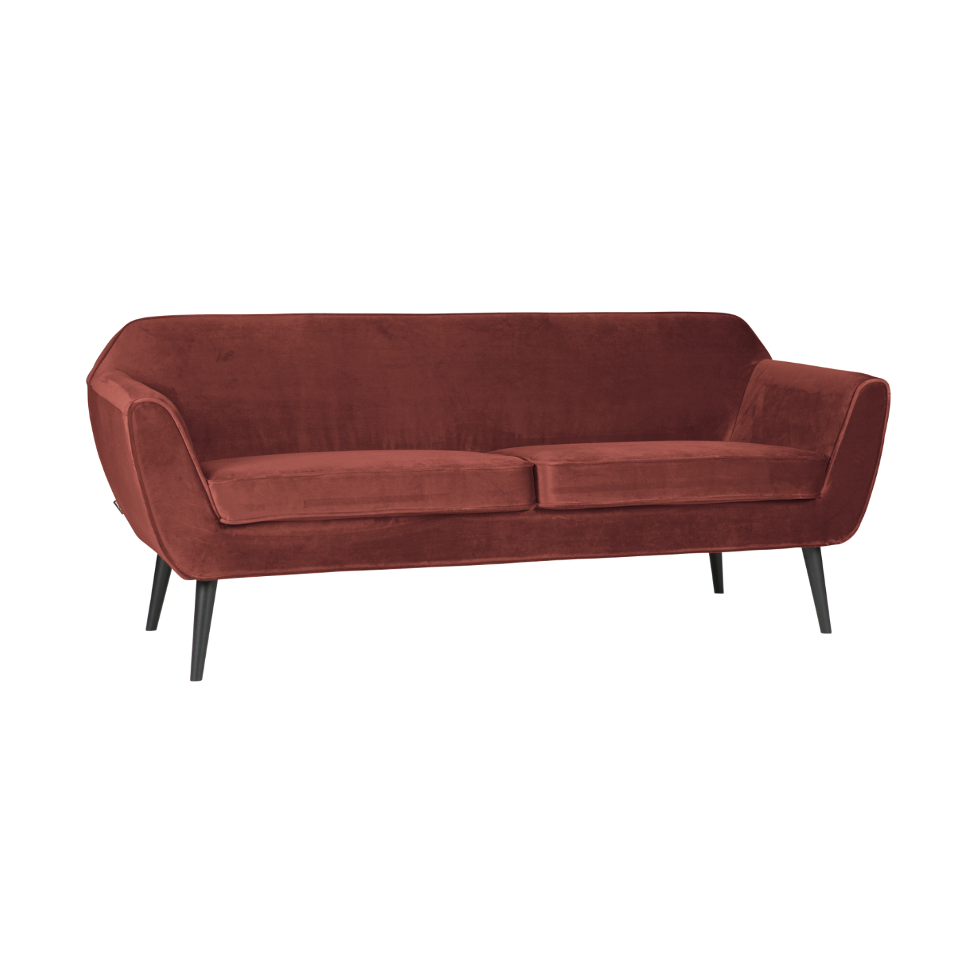 Sofa z aksamitom 2,5-miestna ROCCO burgundská