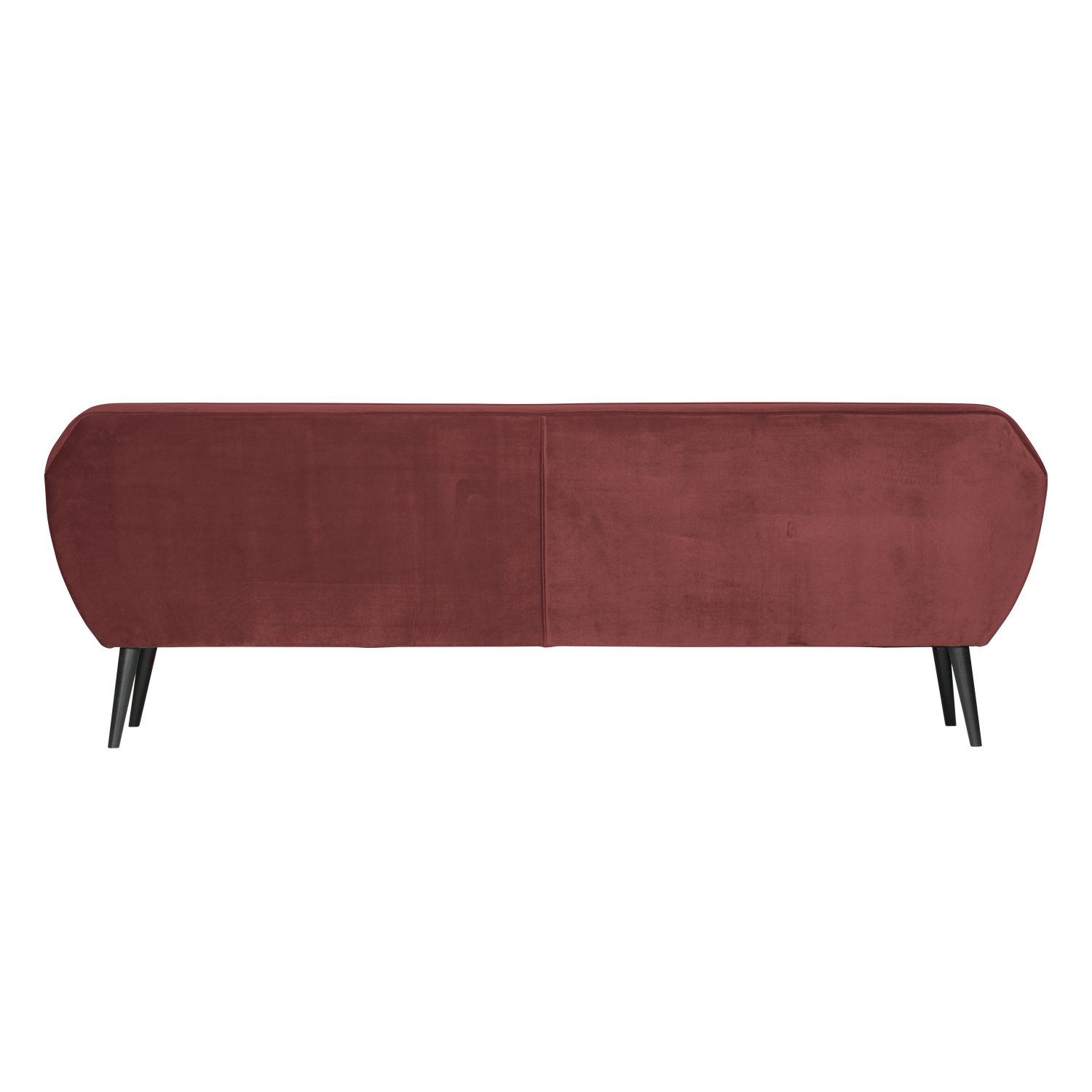Sofa z aksamitom pre 4 osoby ROCCO burgundová
