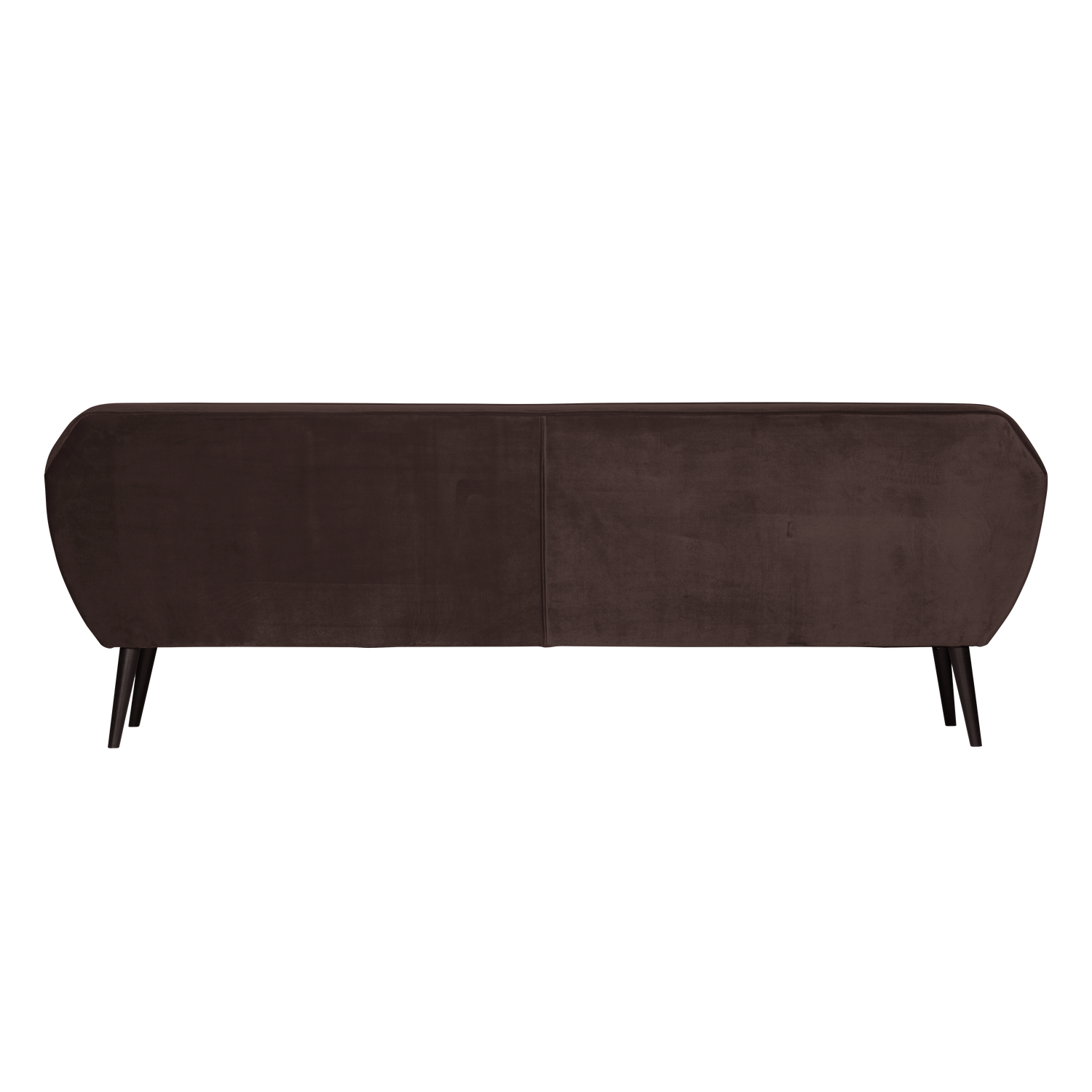 Sofa zamatová 4-osobová ROCCO čokoládová