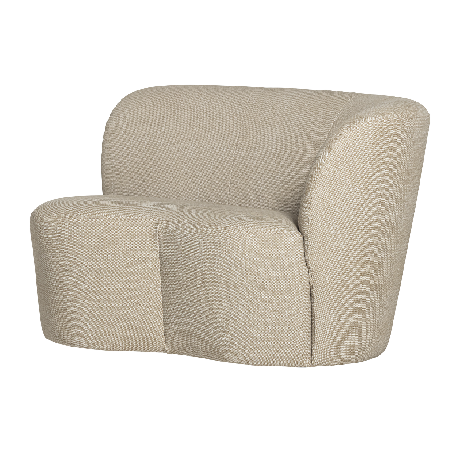 Záhradná pohovka pravostranná STONE piesková