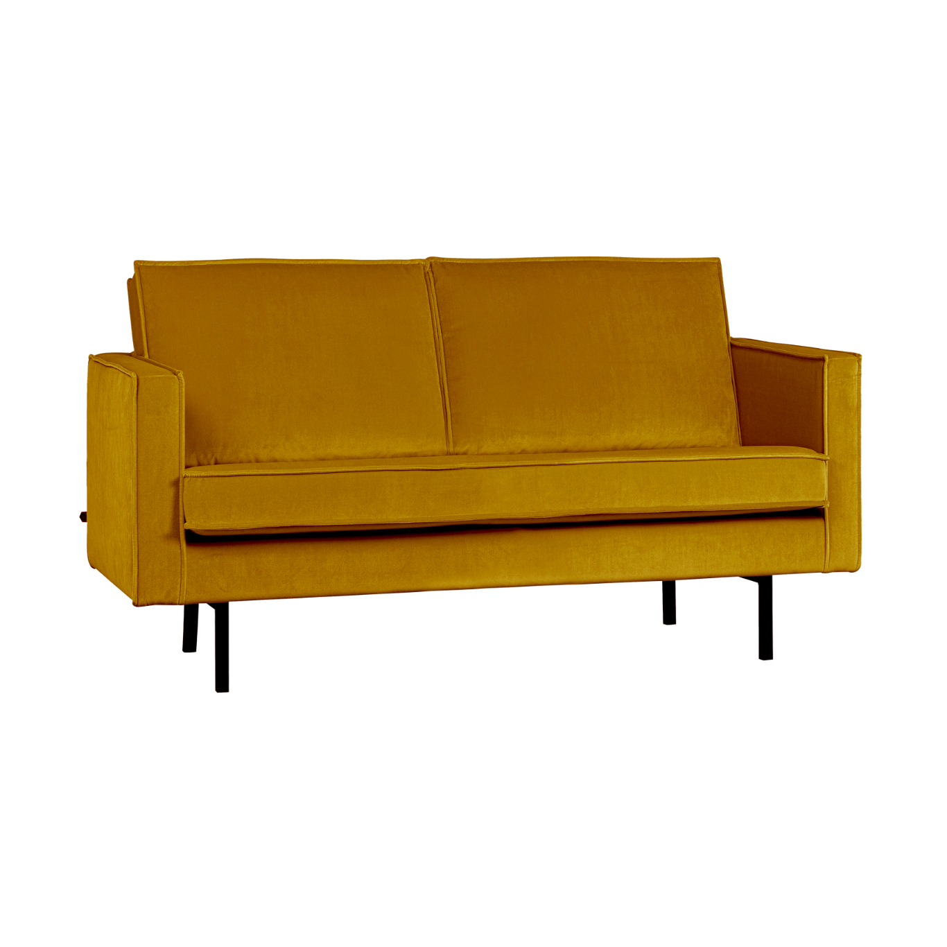 Sofa zamatová 2-osobová RODEO horčicová