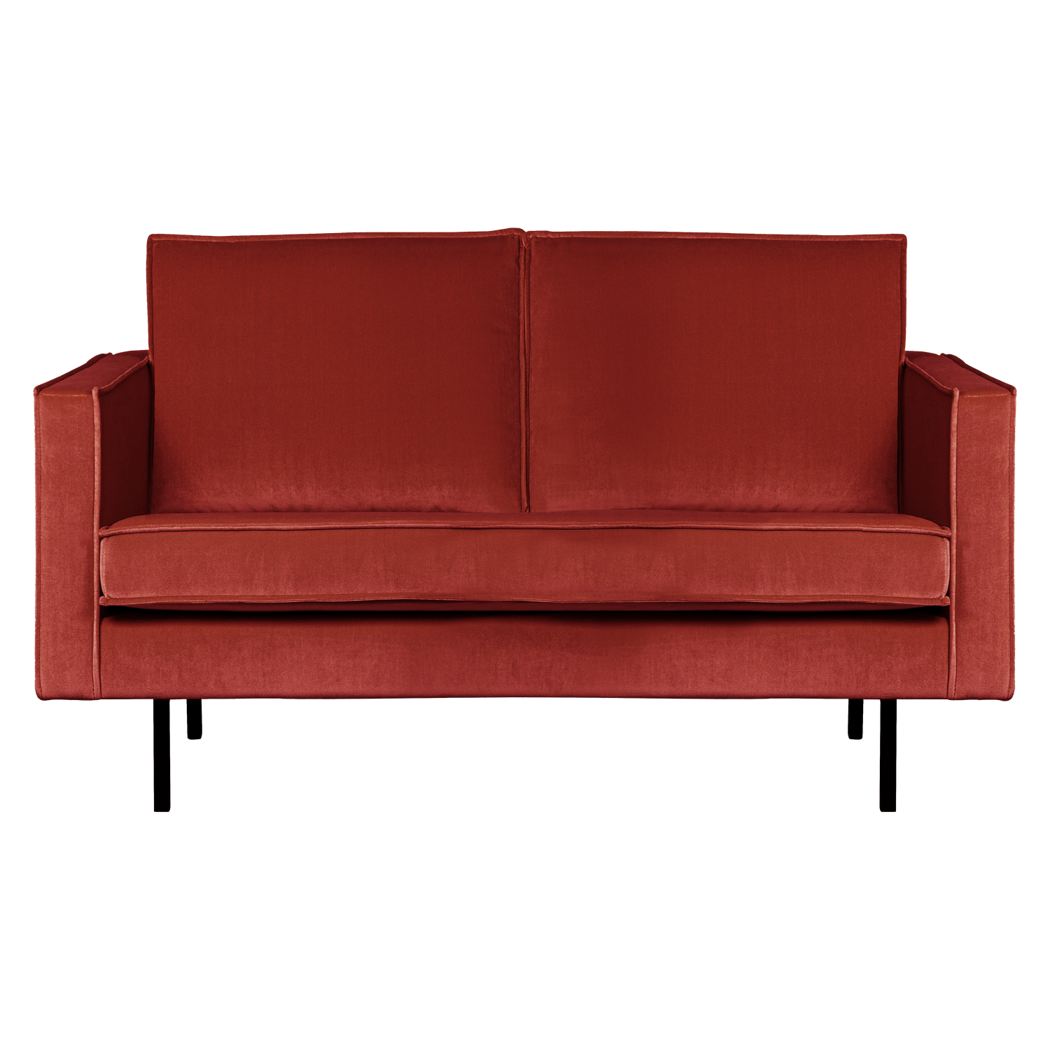Sofa zamatová 2-osobová RODEO gaštanová