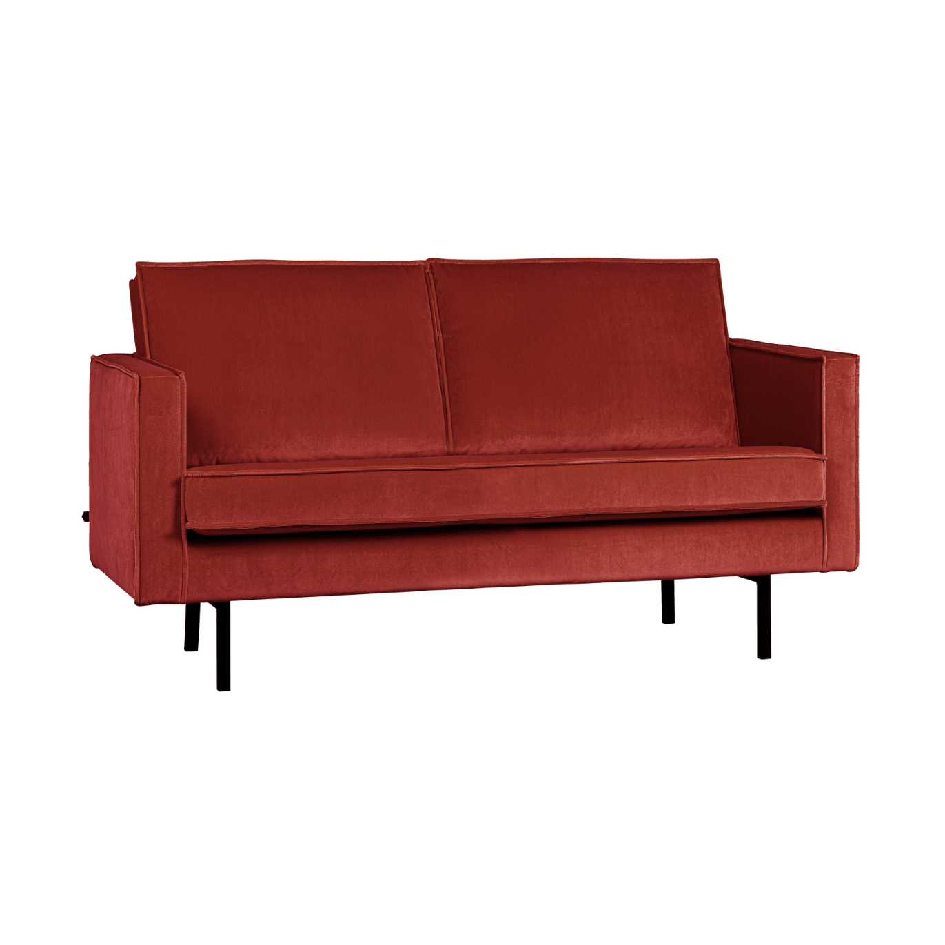 Sofa zamatová 2-osobová RODEO gaštanová