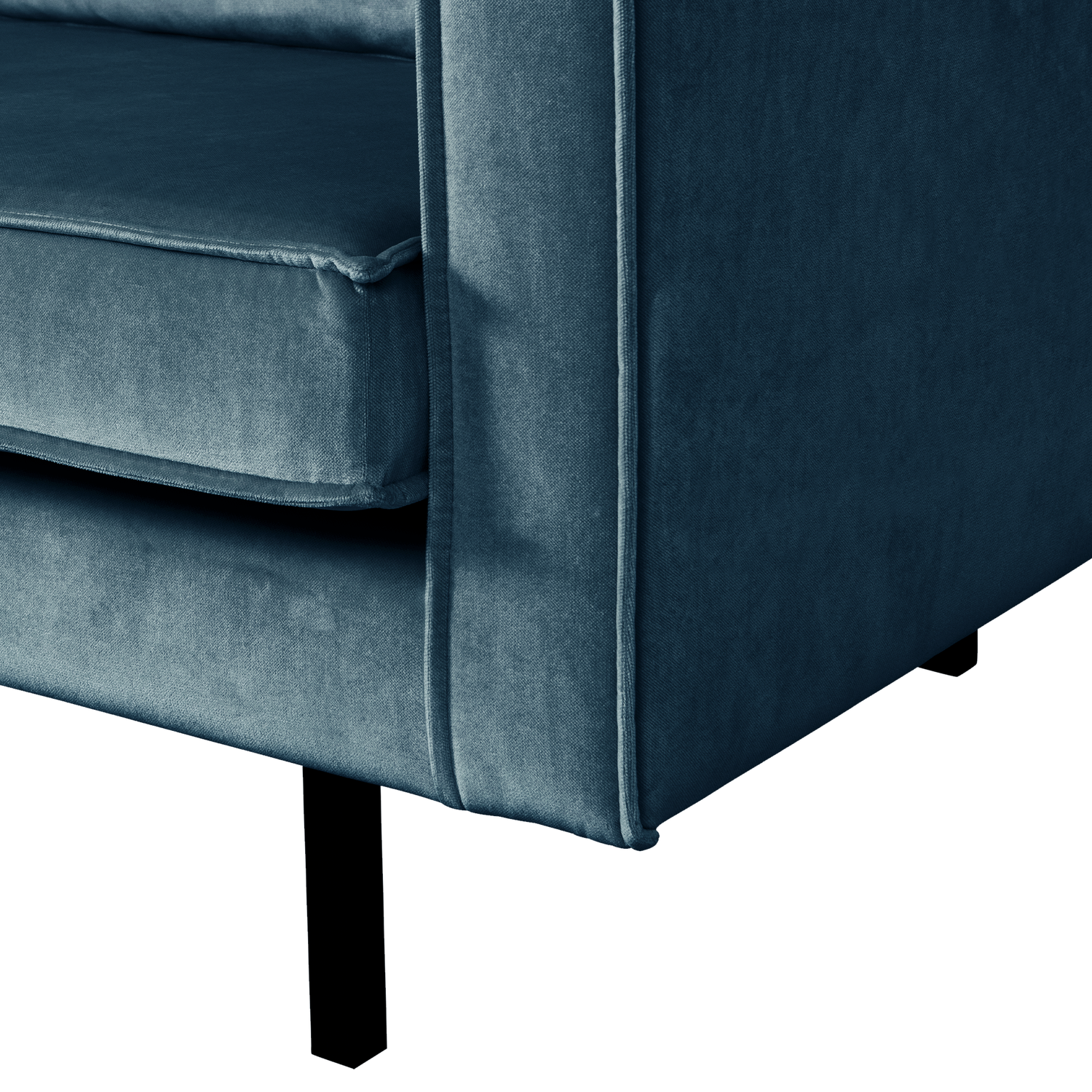 Sofa zamatová 2-osobová RODEO modrá