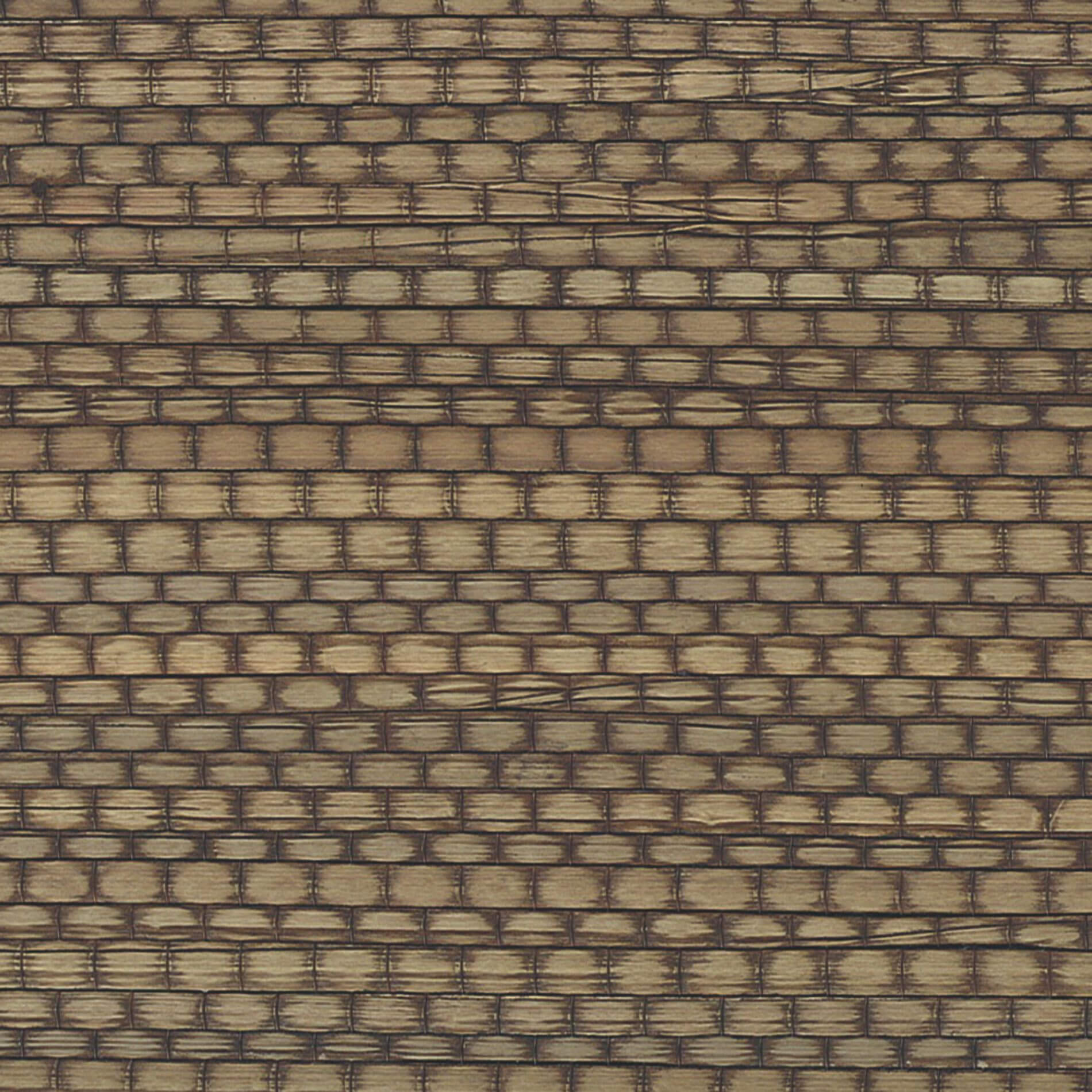 Natural structural wallpaper made of seagrass SEAGRASS - tobacco brown