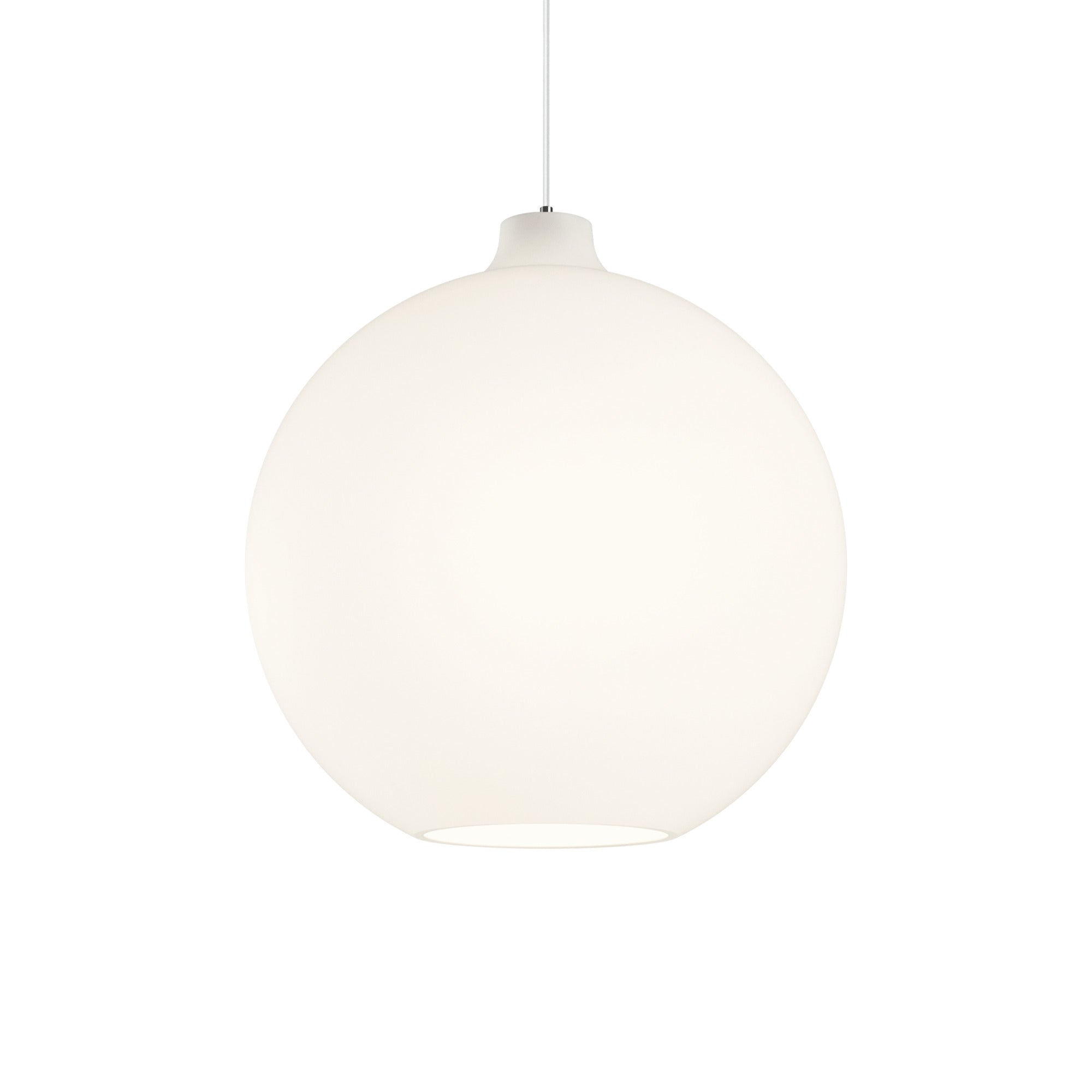 WOHLERT pendant lamp white glass