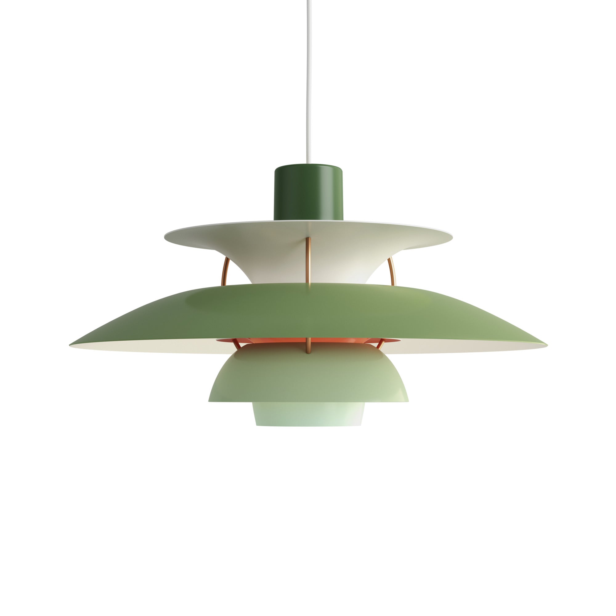 PH 5 pendant lamp in shades of green