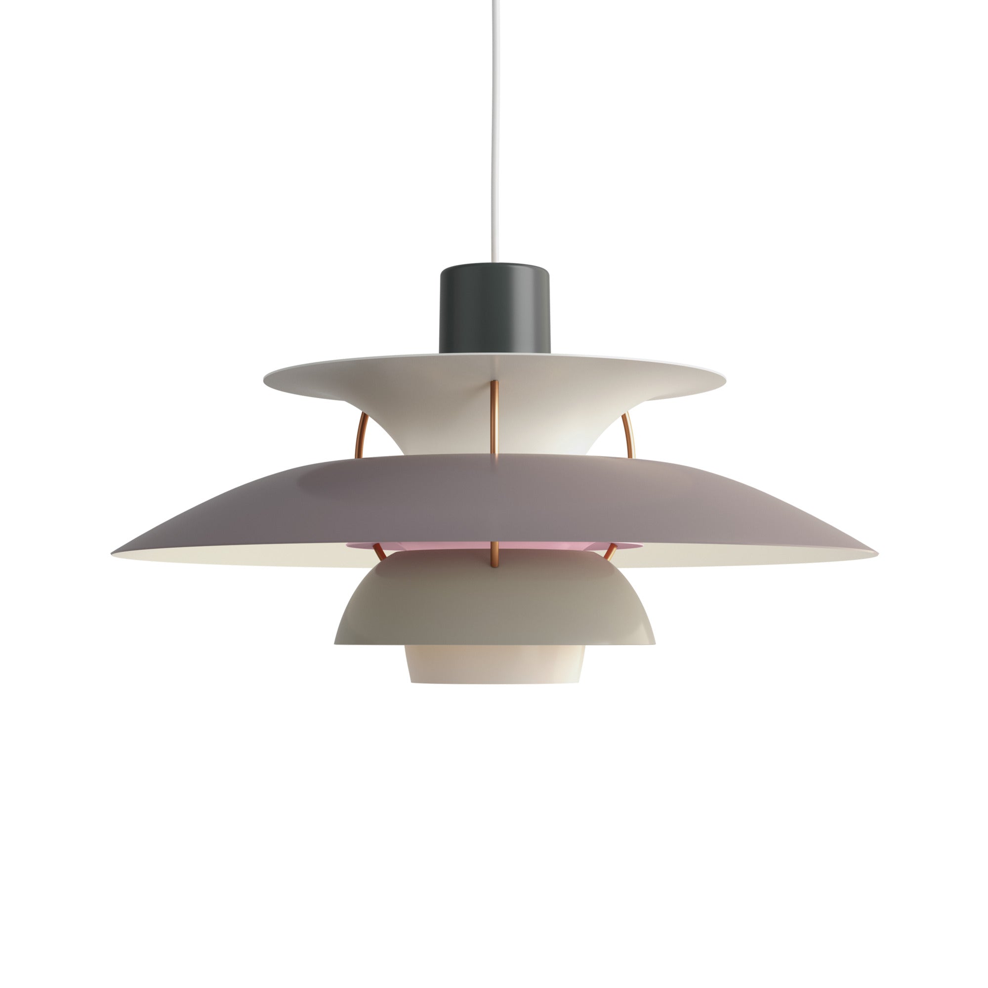 PH 5 pendant lamp in shades of gray