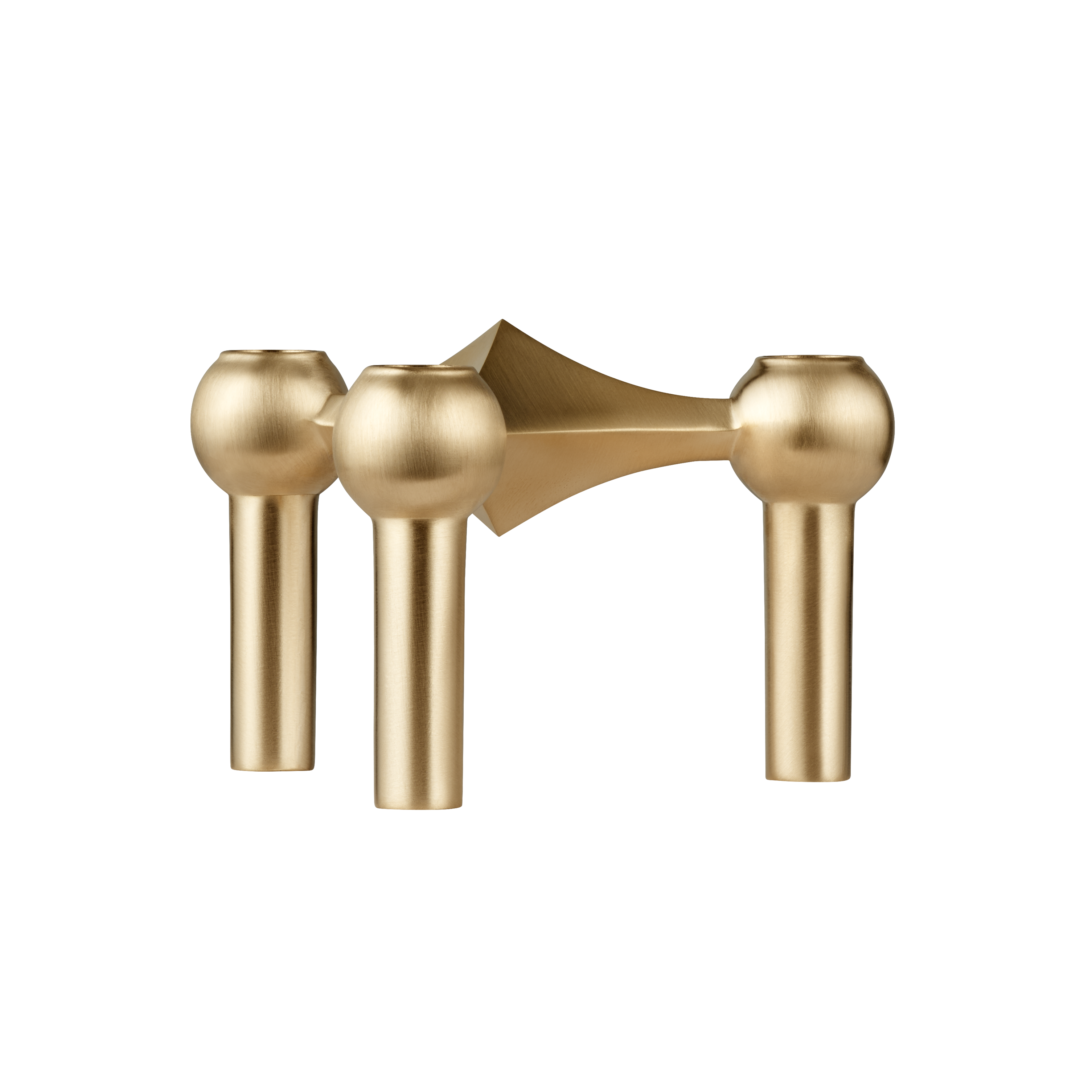 STOFF NAGEL Candle Holder Brushed Brass