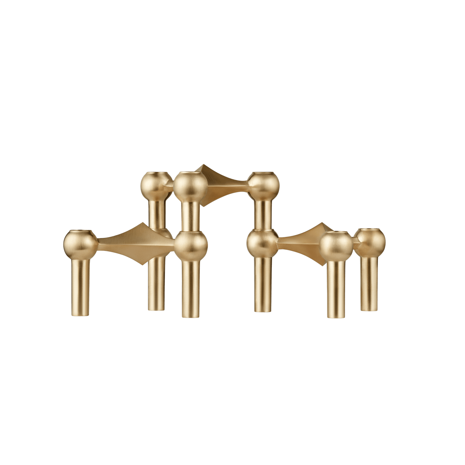 STOFF NAGEL Candle Holder Brushed Brass