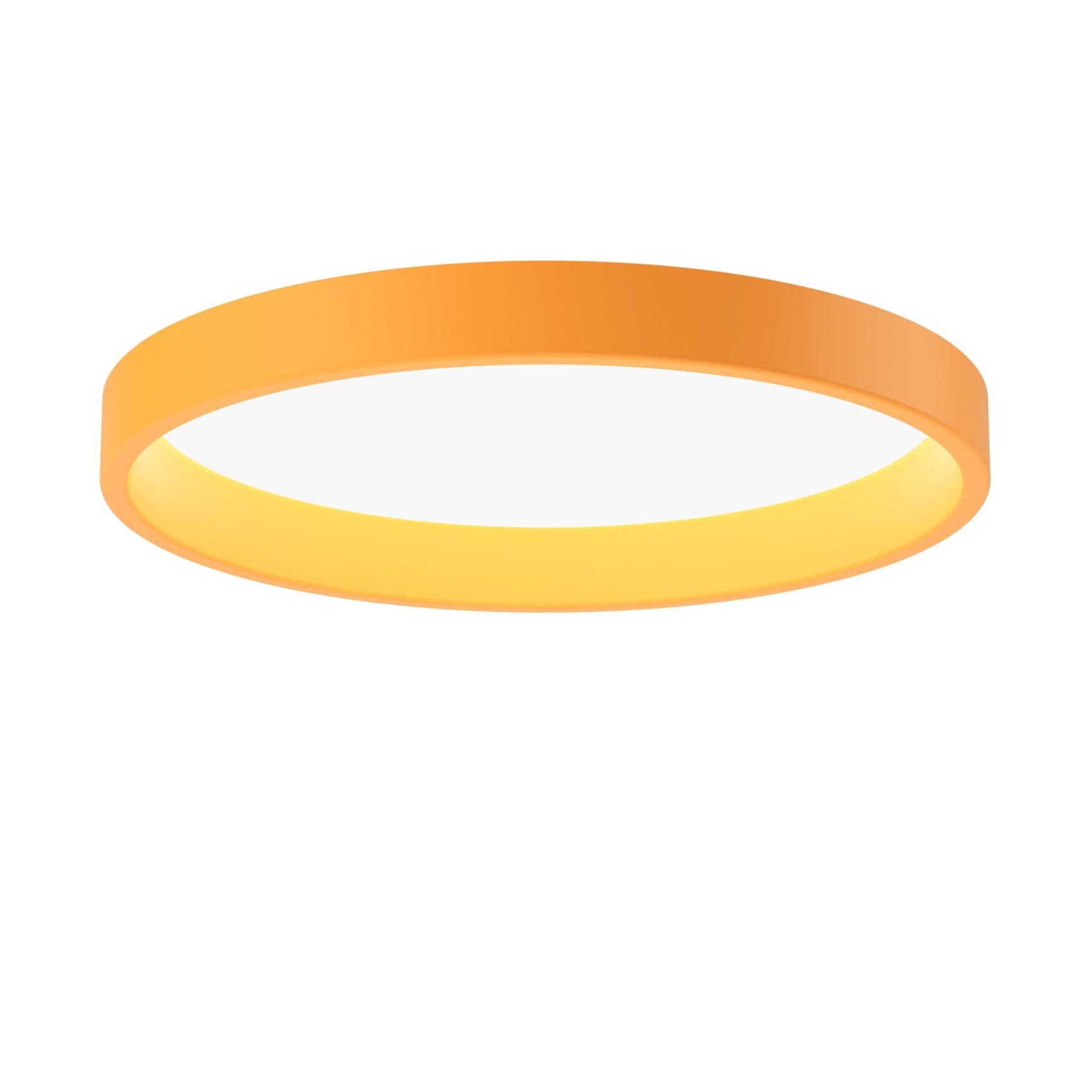 LP CIRCLE SEMI-RECESSED yellow recessed ceiling light