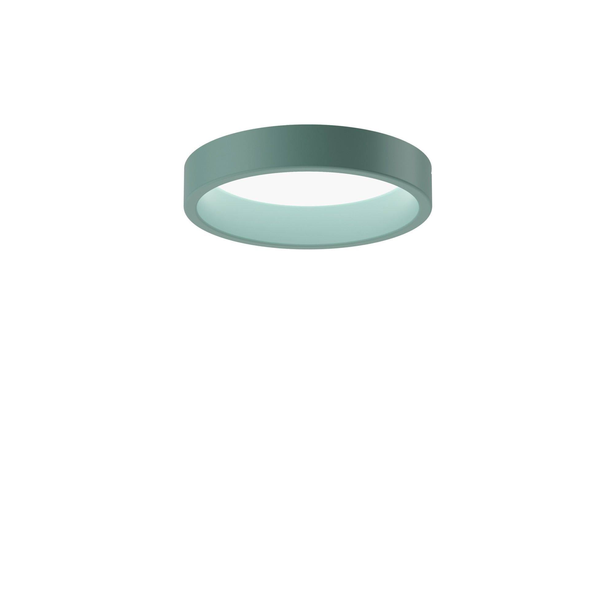 Stropné podsvietenie LP CIRCLE SEMI-RECESSED petrol