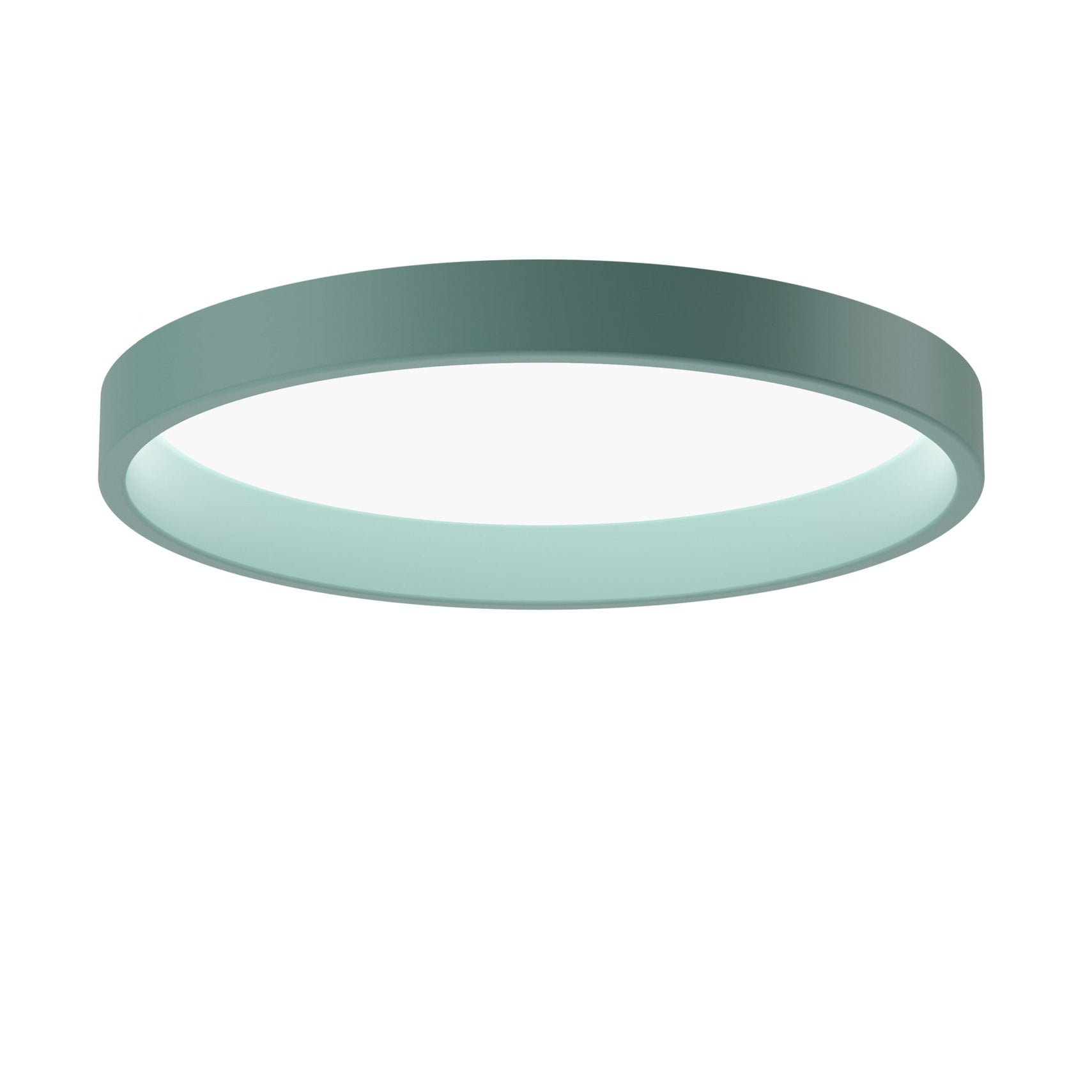 Stropné podsvietenie LP CIRCLE SEMI-RECESSED petrol