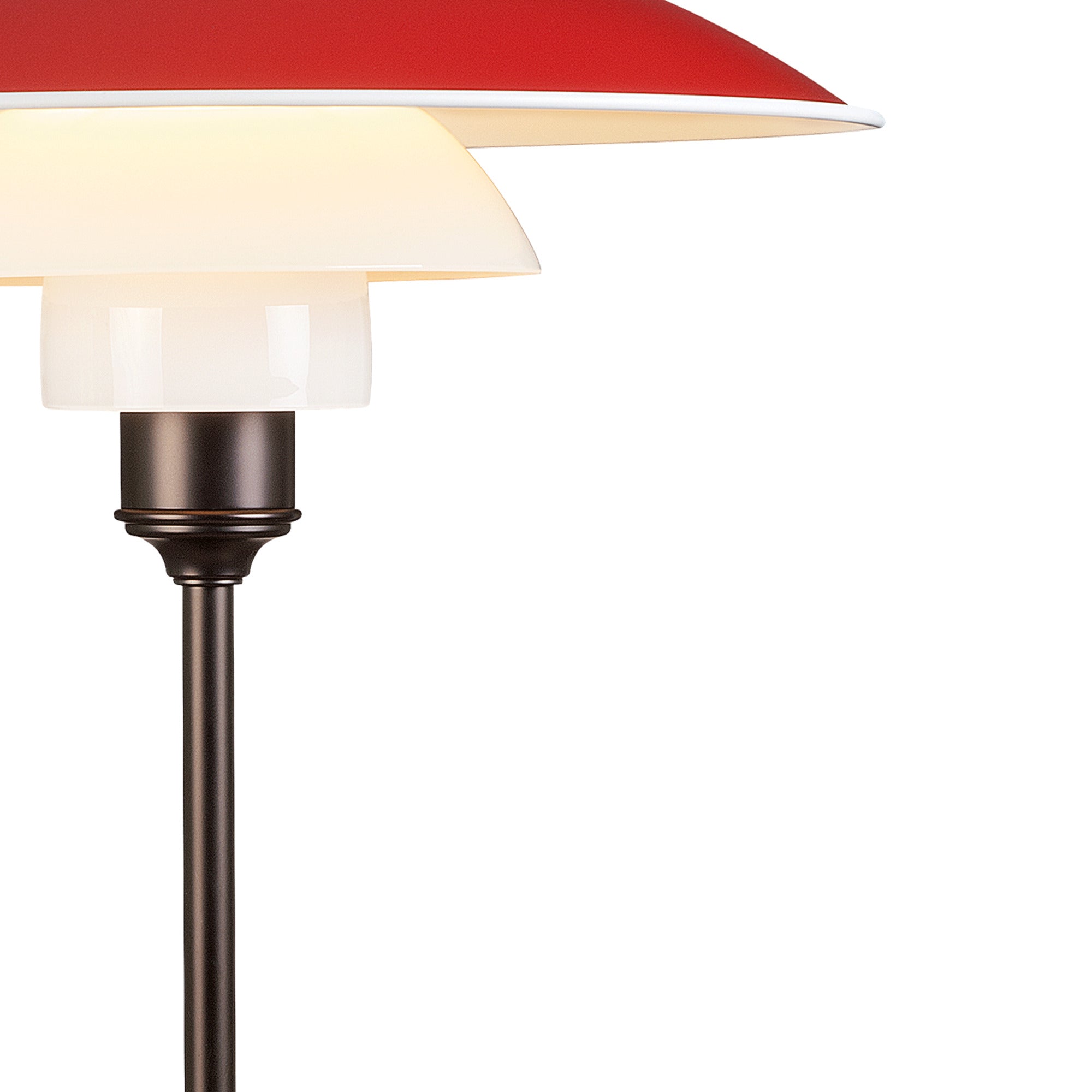 Stolná lampa PH 3½-2½ červená