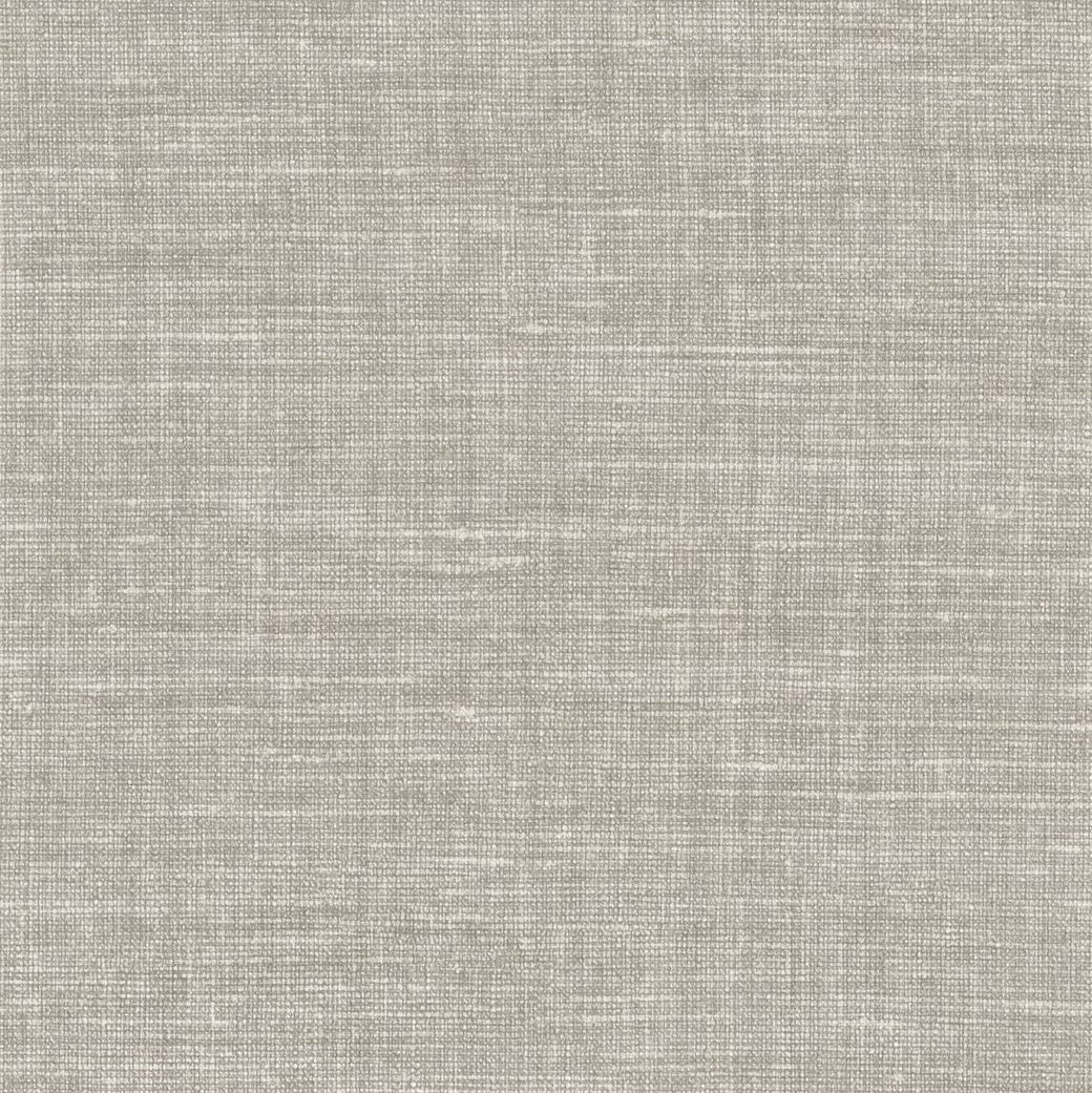 Structural wallpaper resembling canvas LINUM - GRIS CLAIR warm gray
