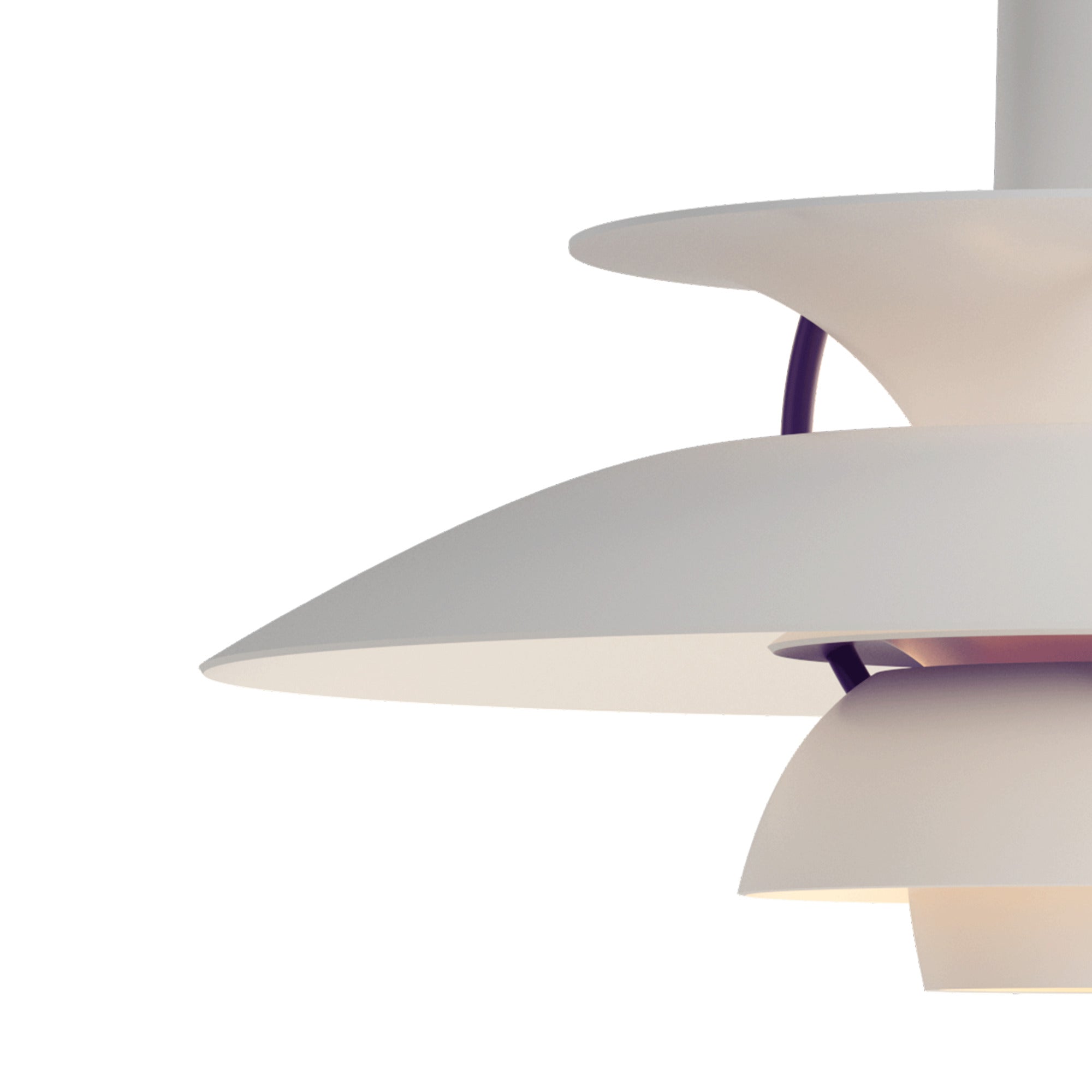Závesná lampa PH 5 klasická biela